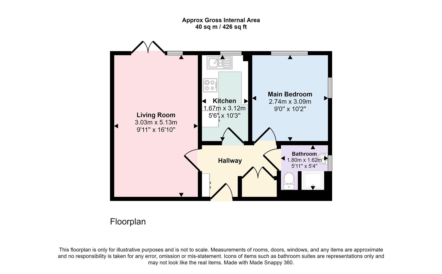 Hyde Court, Flat 29, Friern Barnet Lane, London floorplan