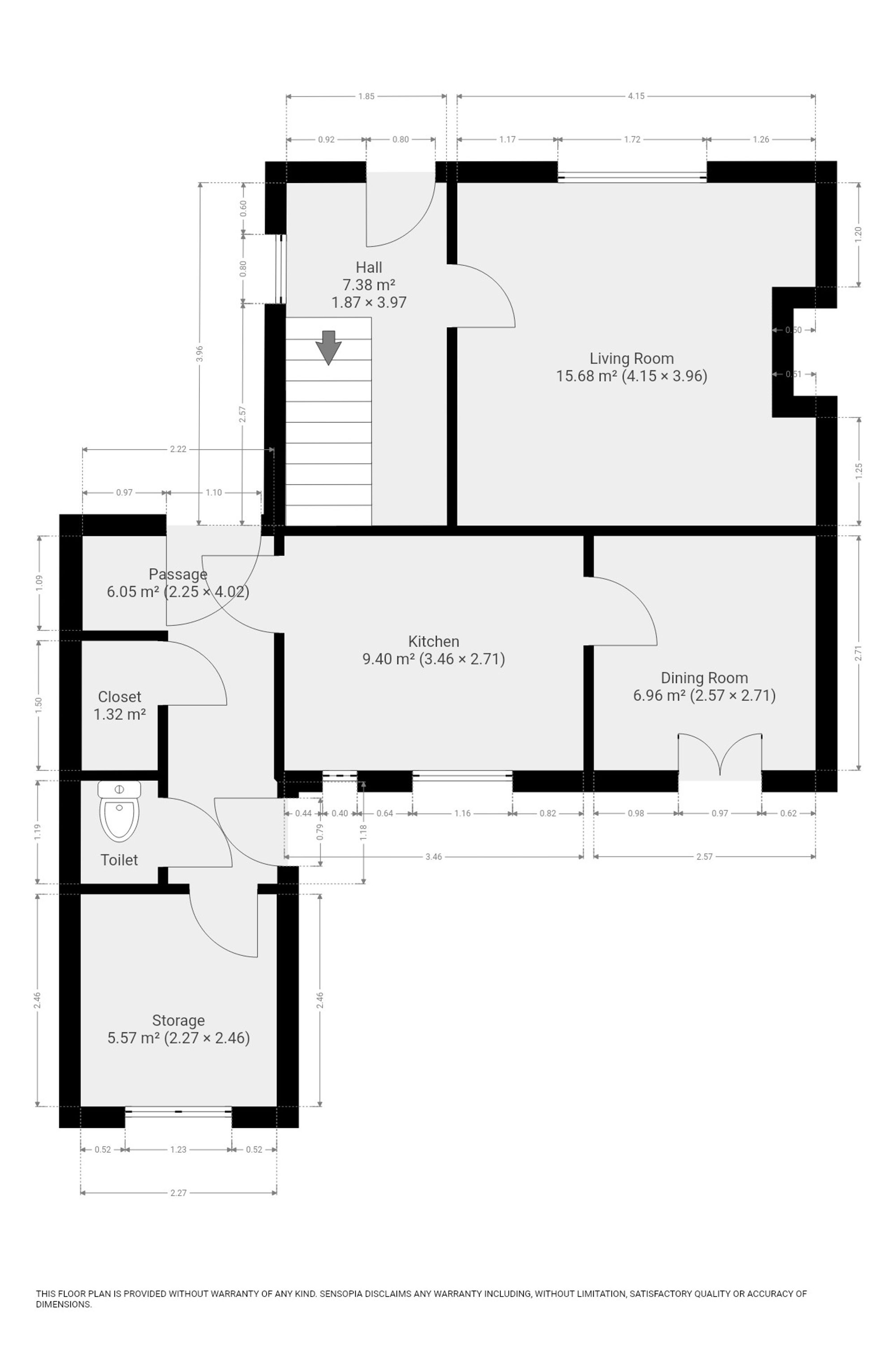 13 Cambridge Place, Chester Le Street floorplan