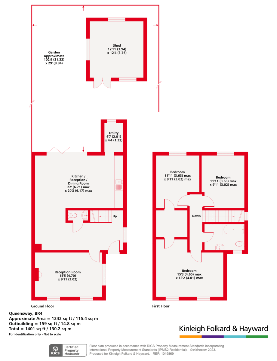 190, Queensway, West Wickham floorplan