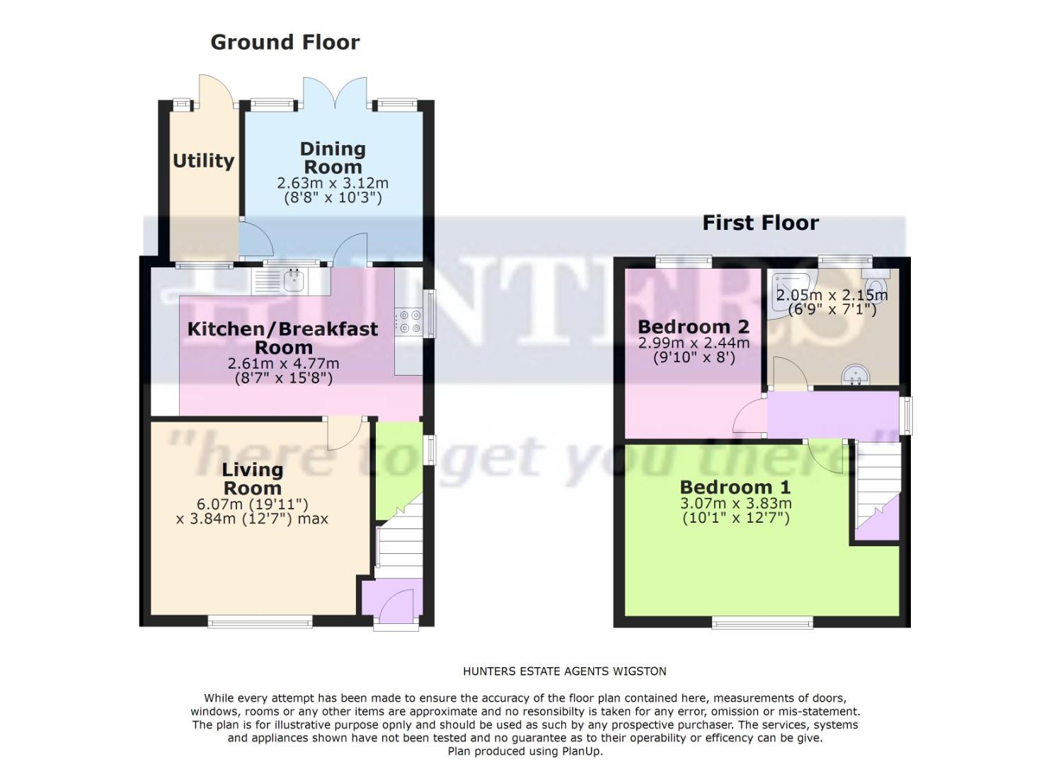 102, Kingston Avenue, Wigston floorplan