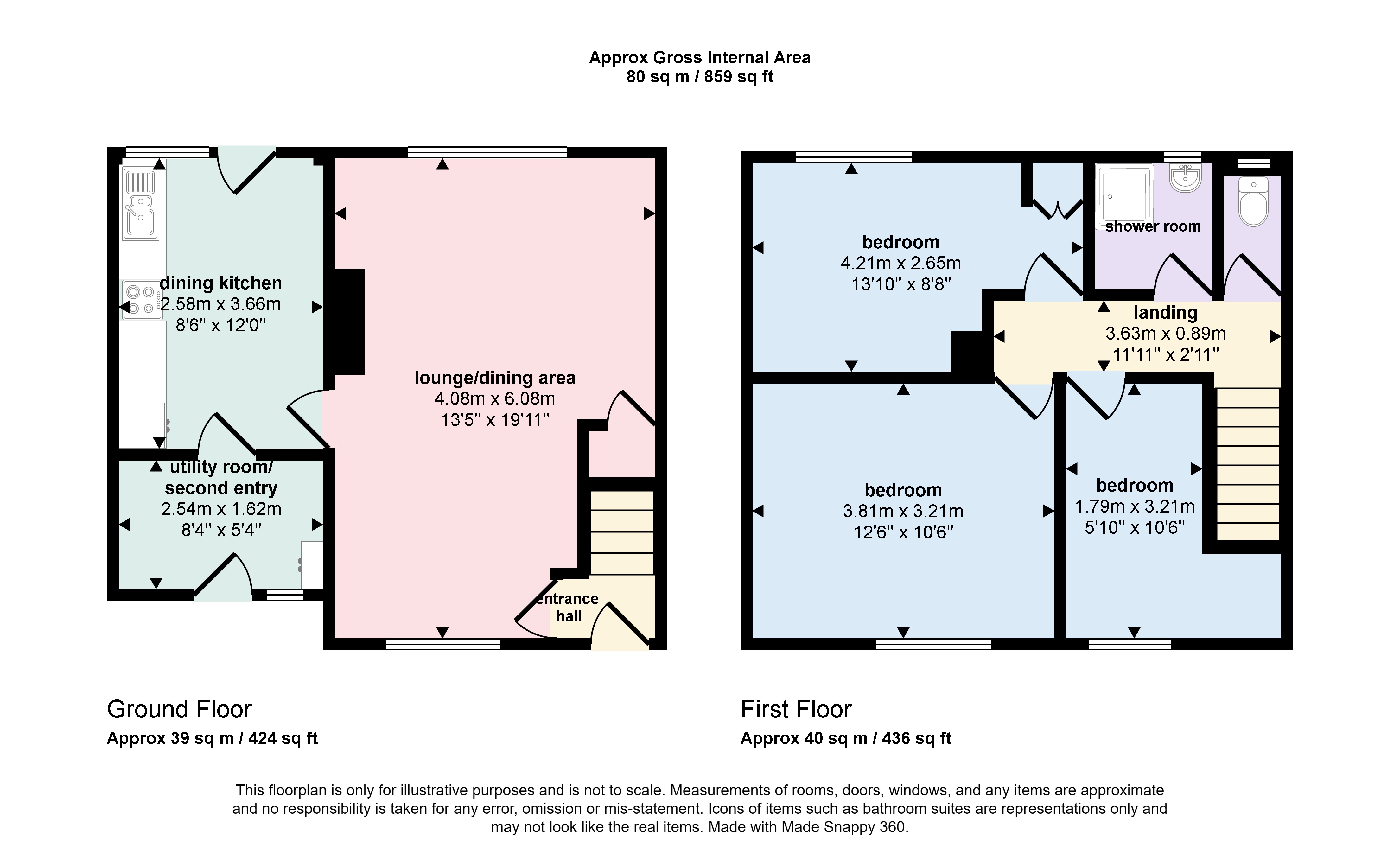 Greenside, Chorley floorplan
