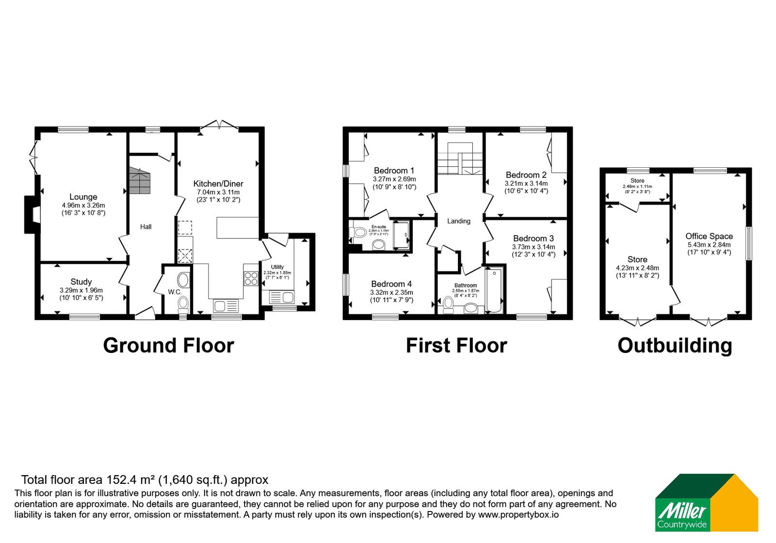 Chy Liston,, Scorrier, Cornwall floorplan