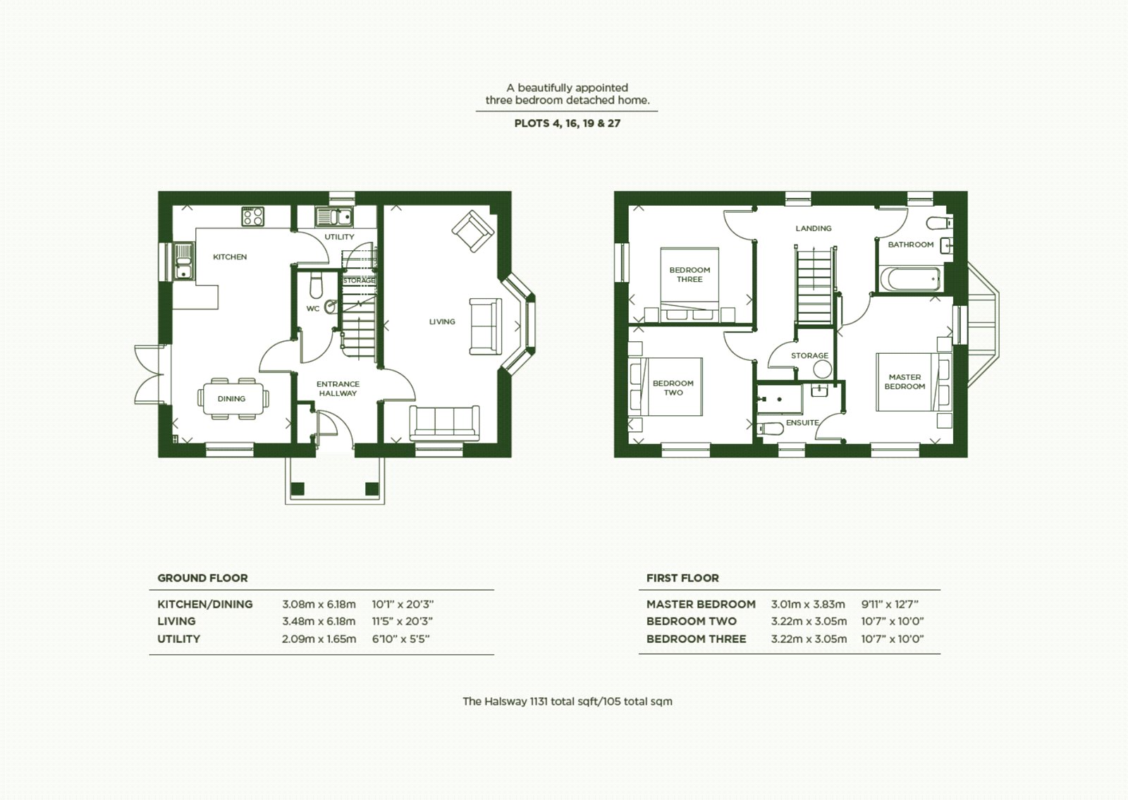 Plot 19, The Halsway,, Neroche Meadows, Ilminster floorplan