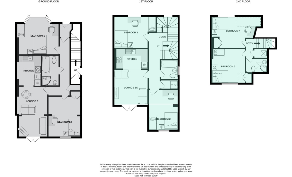 5a, Selborne Gardens, Newcastle floorplan