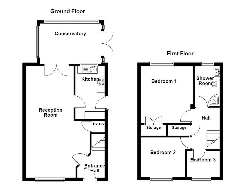17, Porritt Close, Bamford, Rochdale floorplan