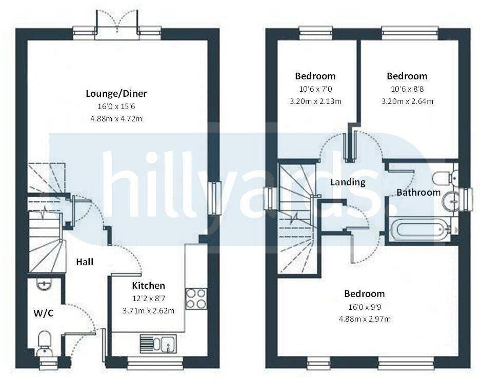 11, Kirkeby Close, Aylesbury floorplan