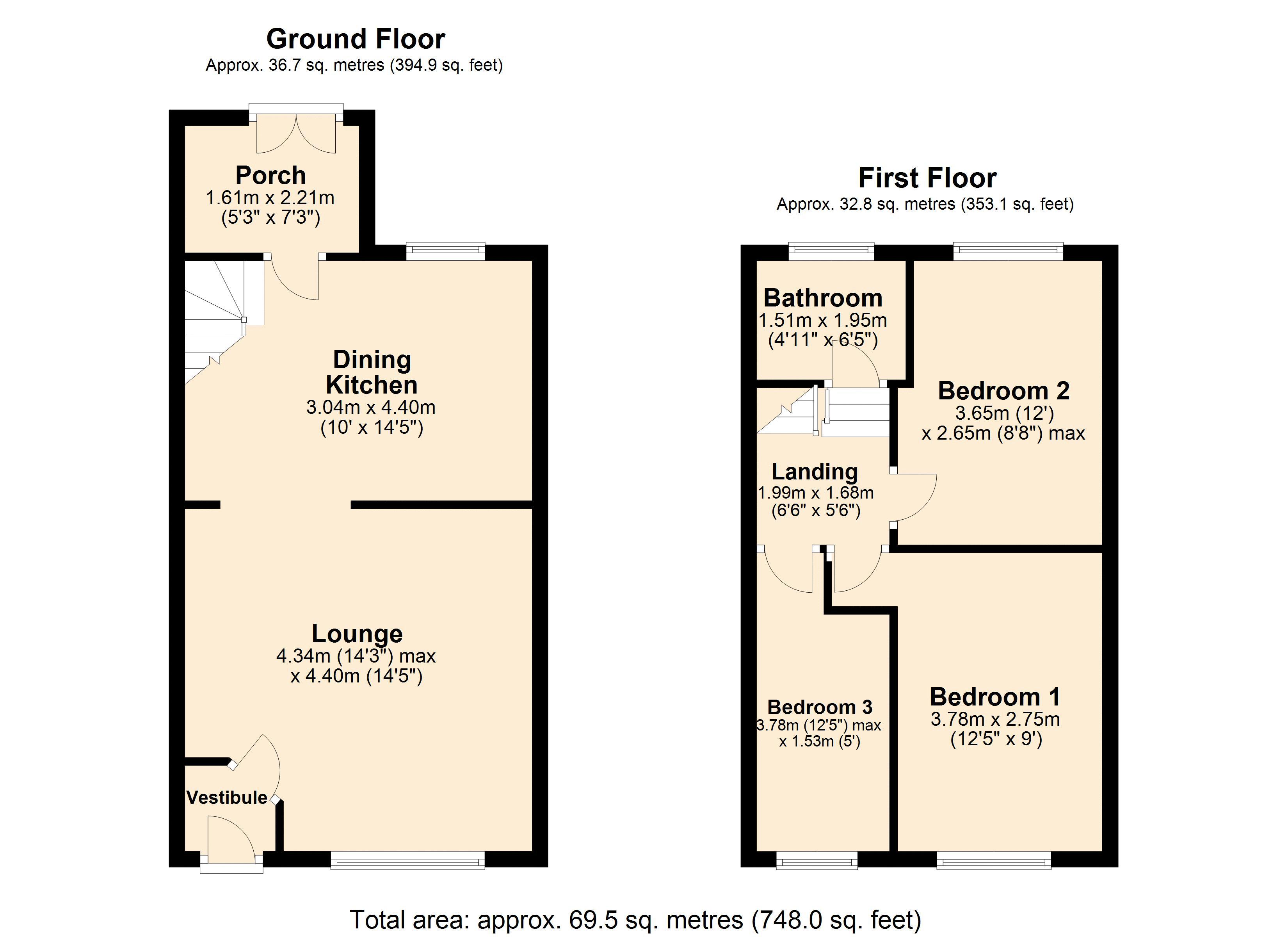 13, Rupert Street, Rochdale floorplan