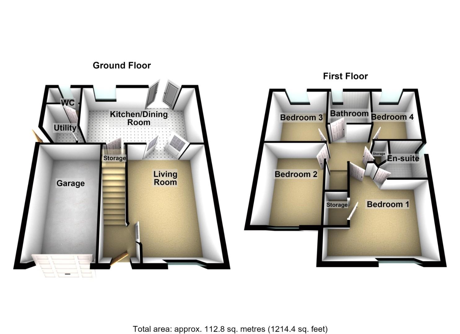 21, Crompton Street, Blyth floorplan
