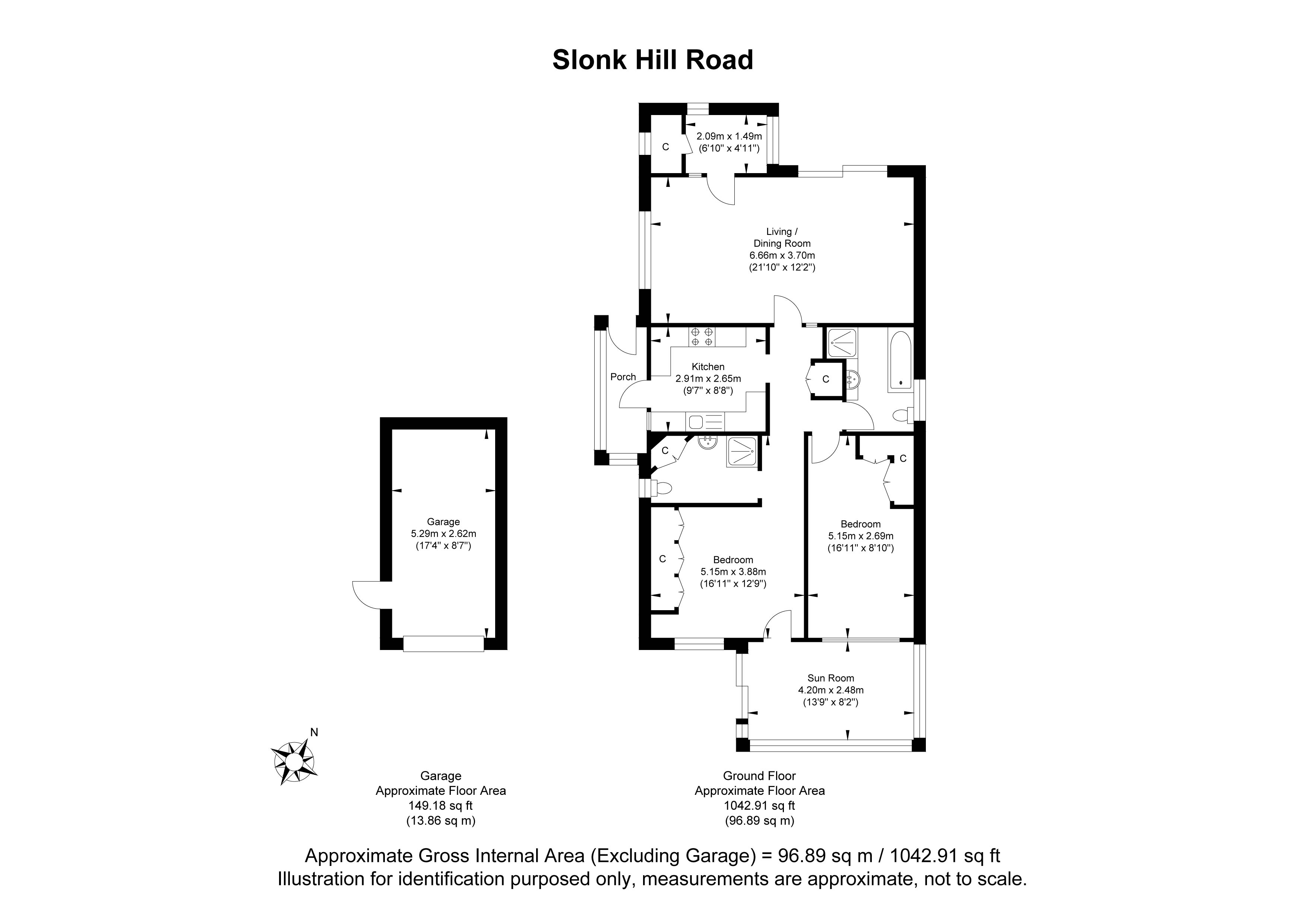 80, Slonk Hill Road, West Sussex floorplan