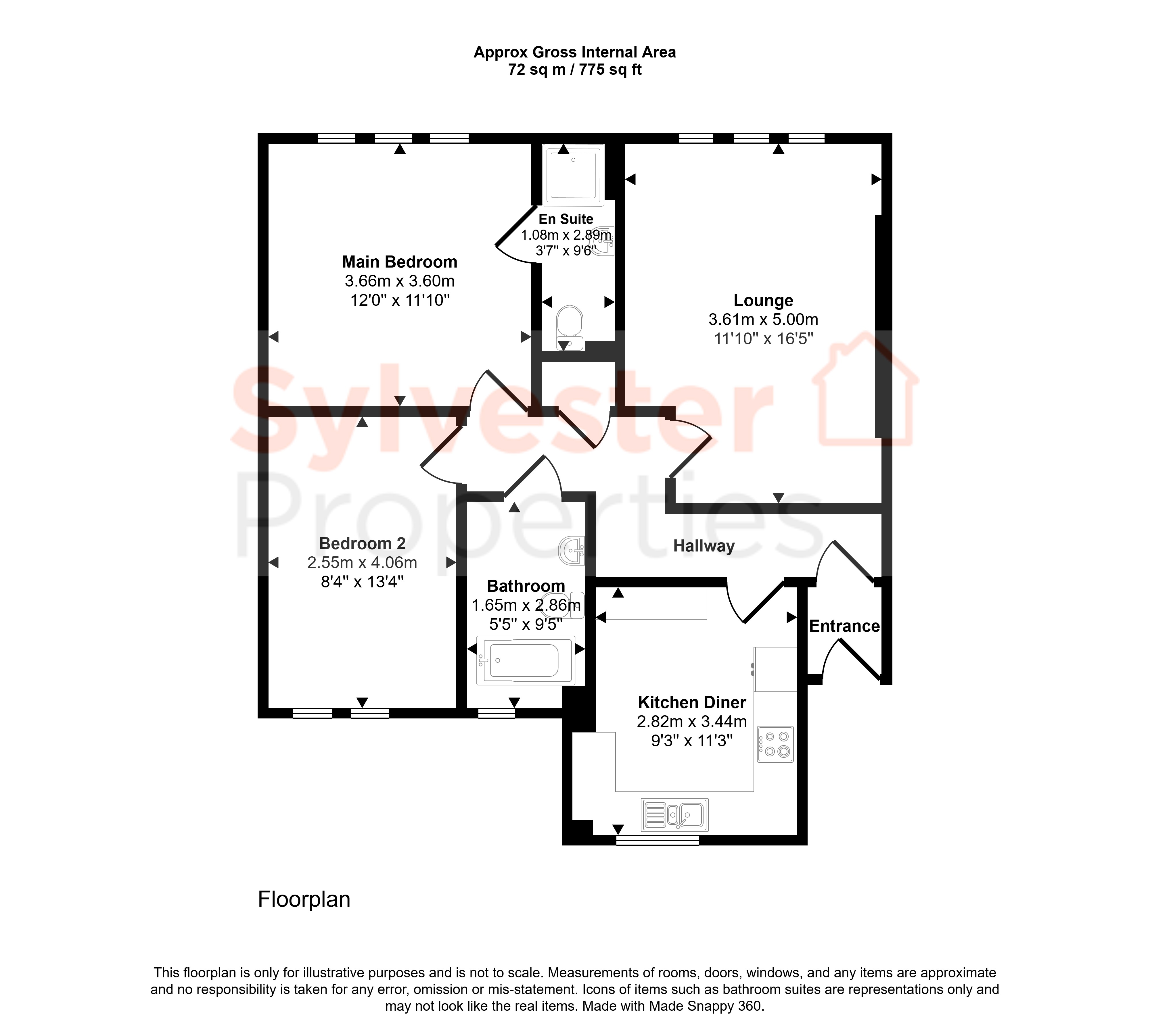 17, Beamish Rise, East Stanley floorplan