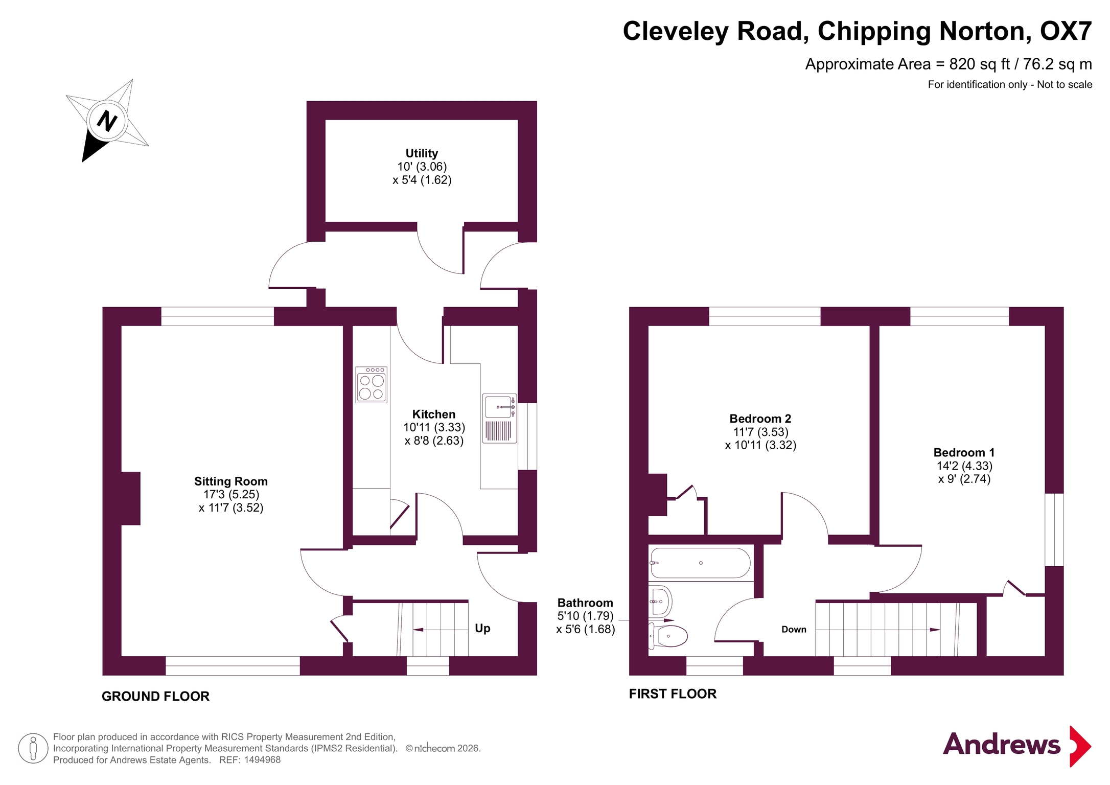 40, Cleveley Road, Chipping Norton floorplan
