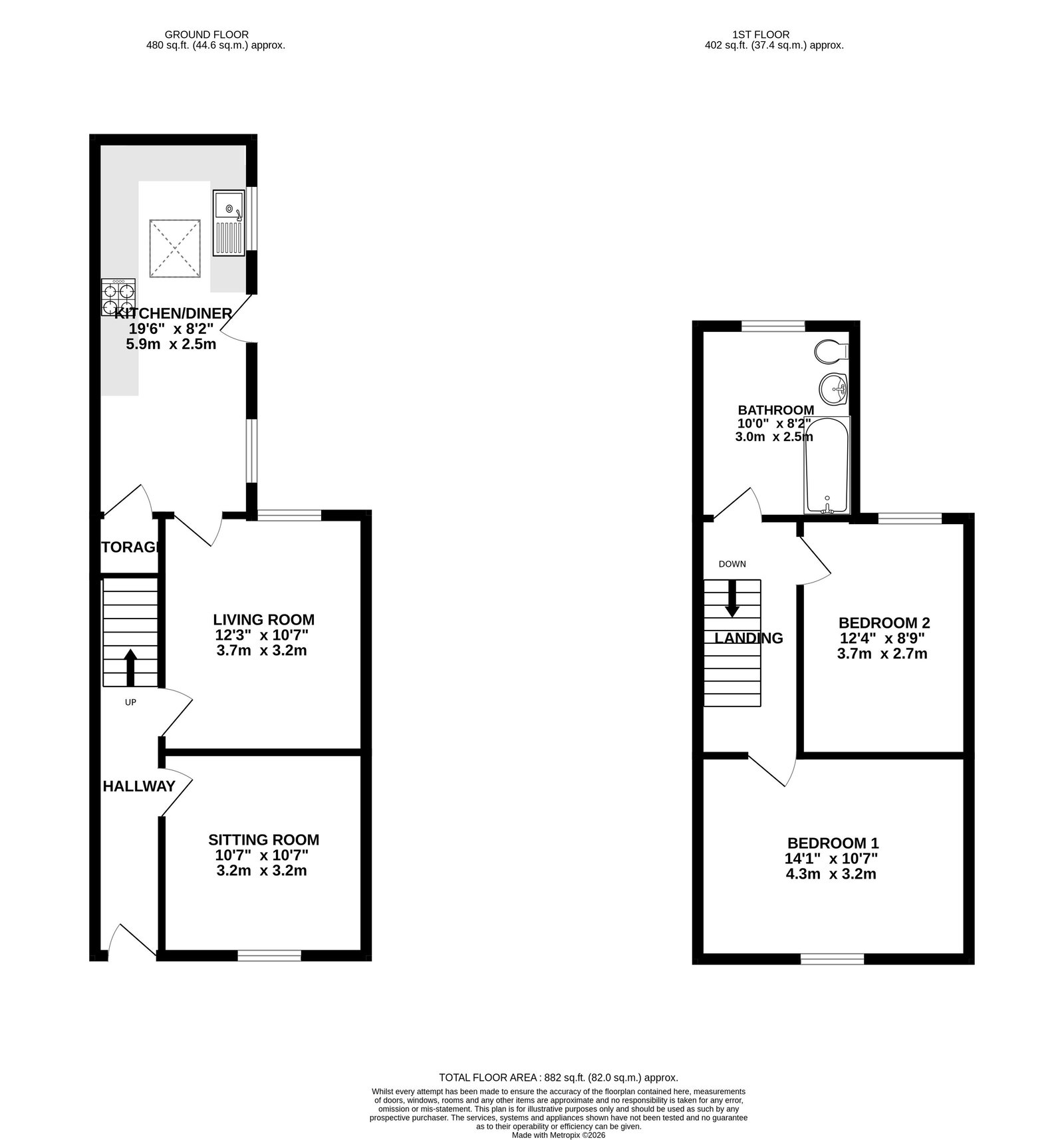 19, Birchmore Road, Gloucester floorplan