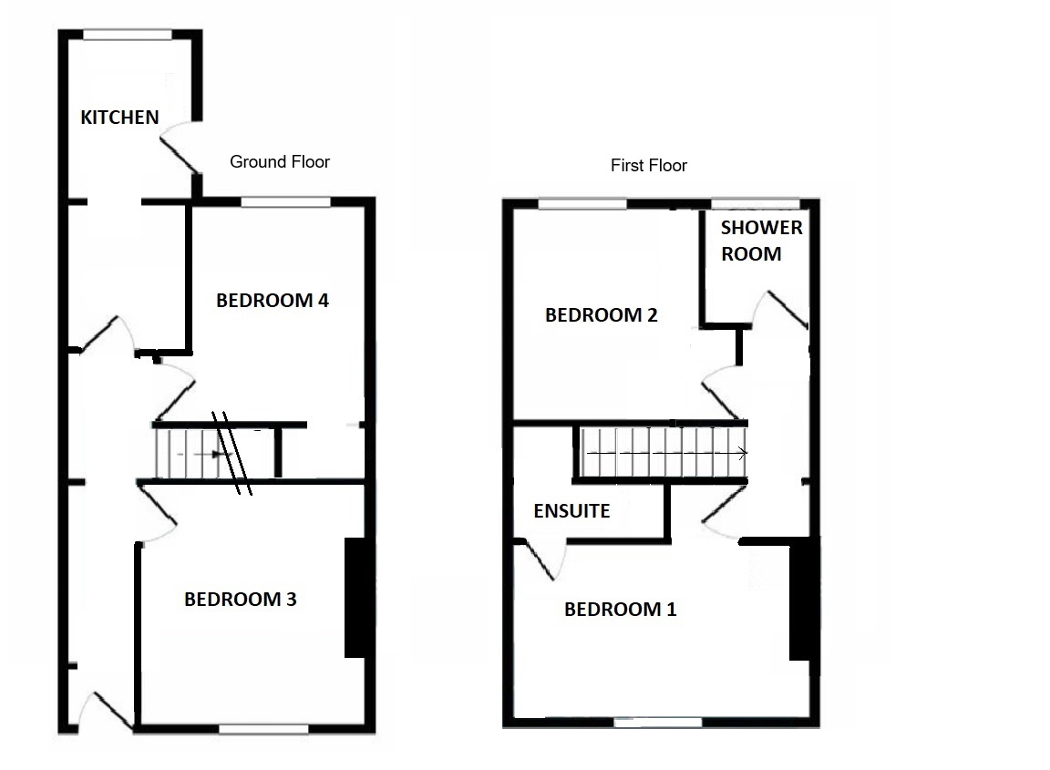 Room 4, 100 Redgrave Street, Oldham floorplan