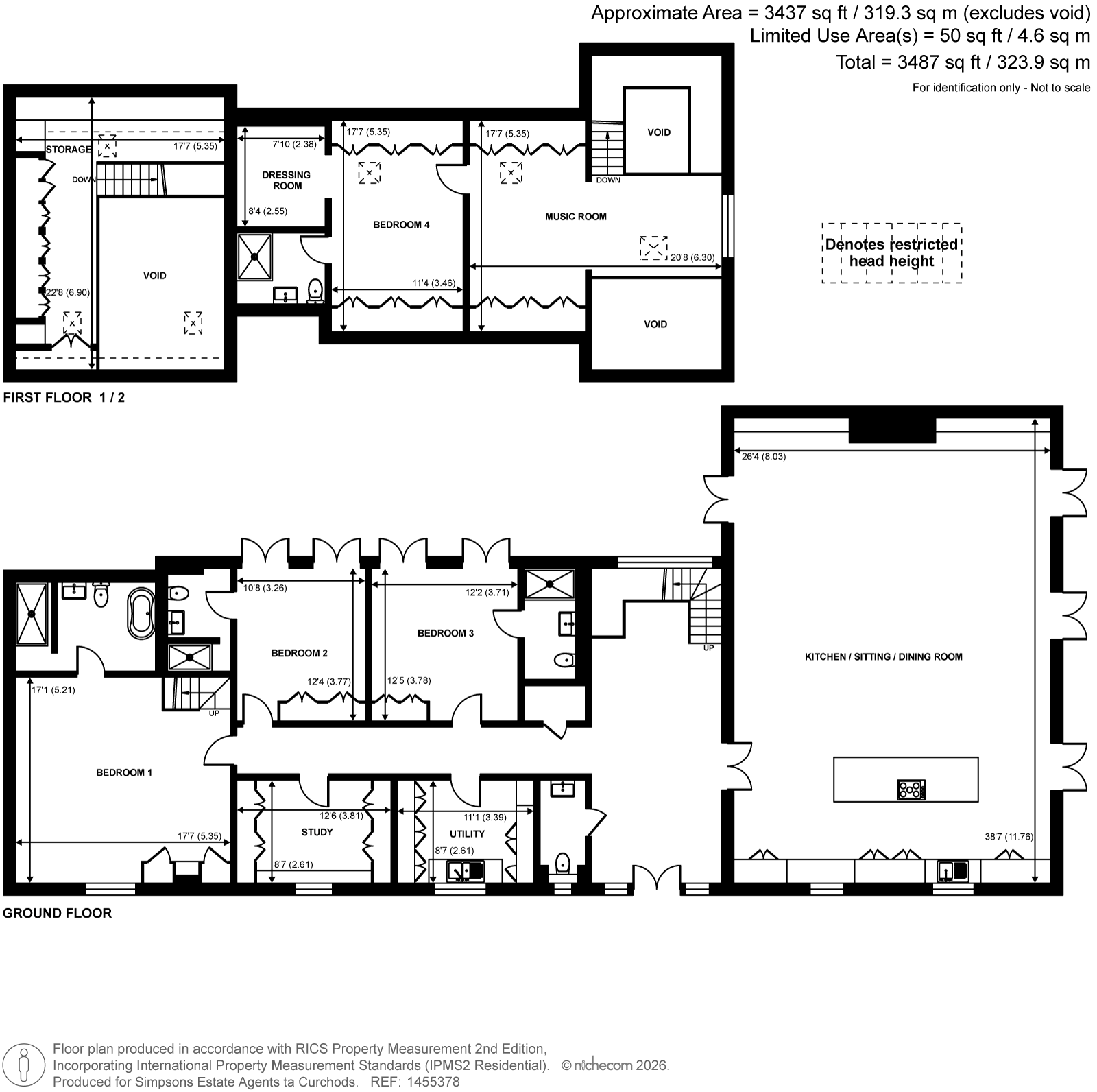 The Long Barn, Tyting Farm,, Halfpenny Lane, Surrey floorplan