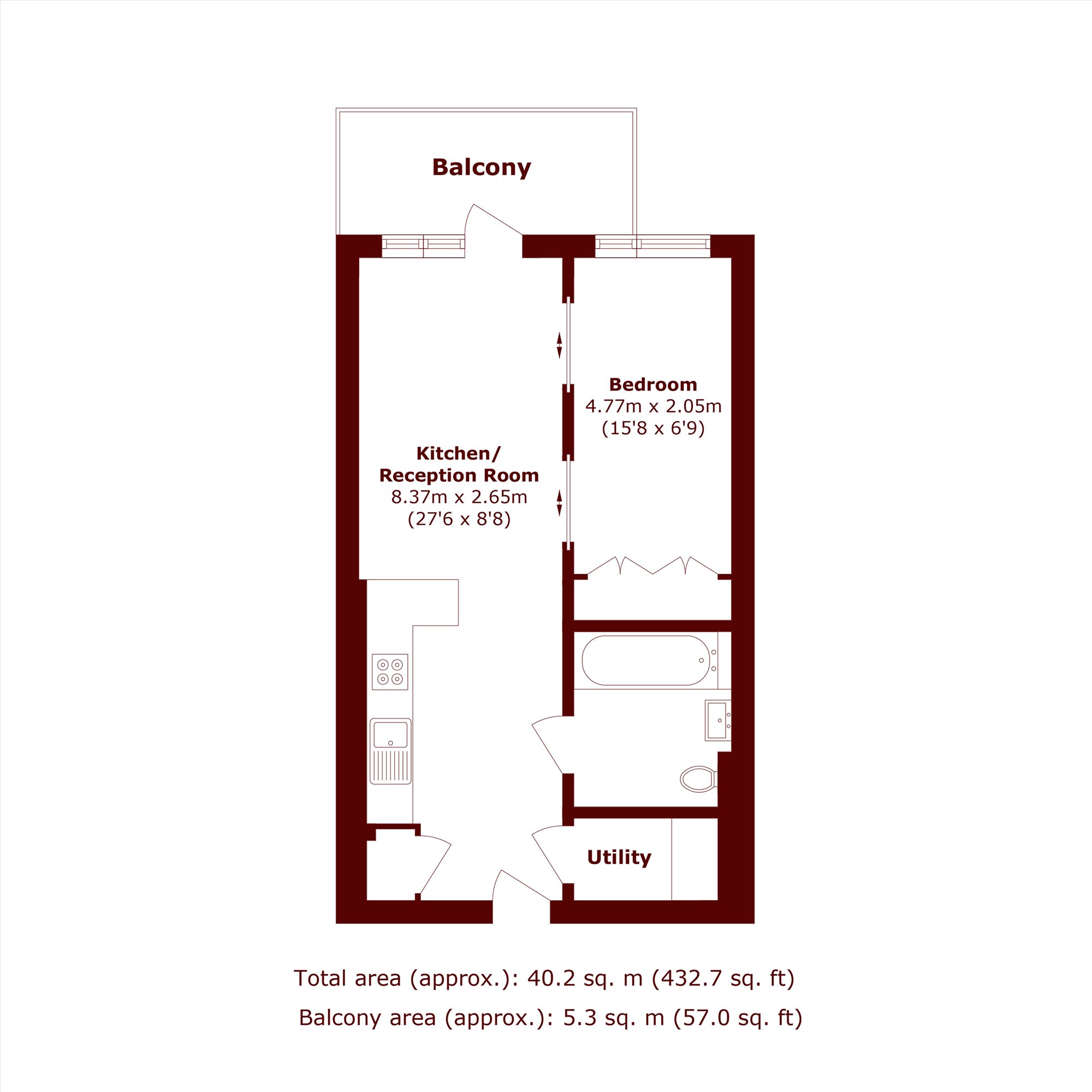 Victory Parade, London floorplan