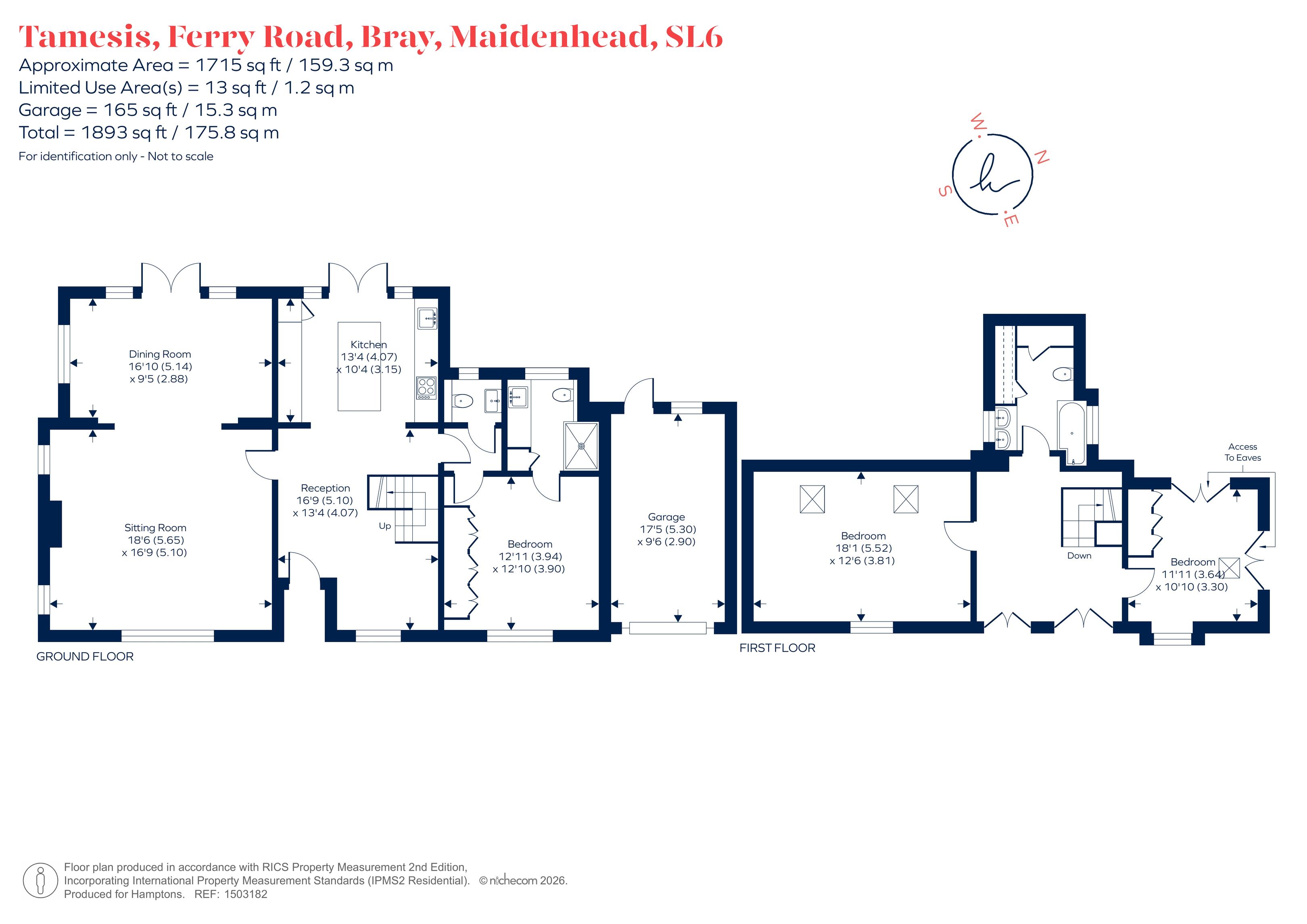 Tamesis, Ferry Road, Bray, Maidenhead floorplan
