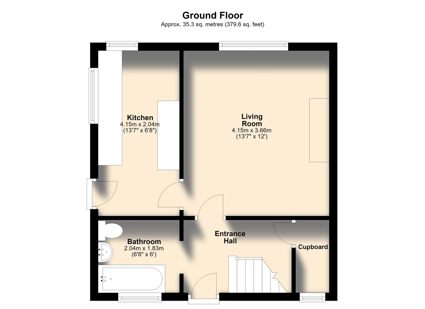 3, Morwell Gardens, Plymouth floorplan