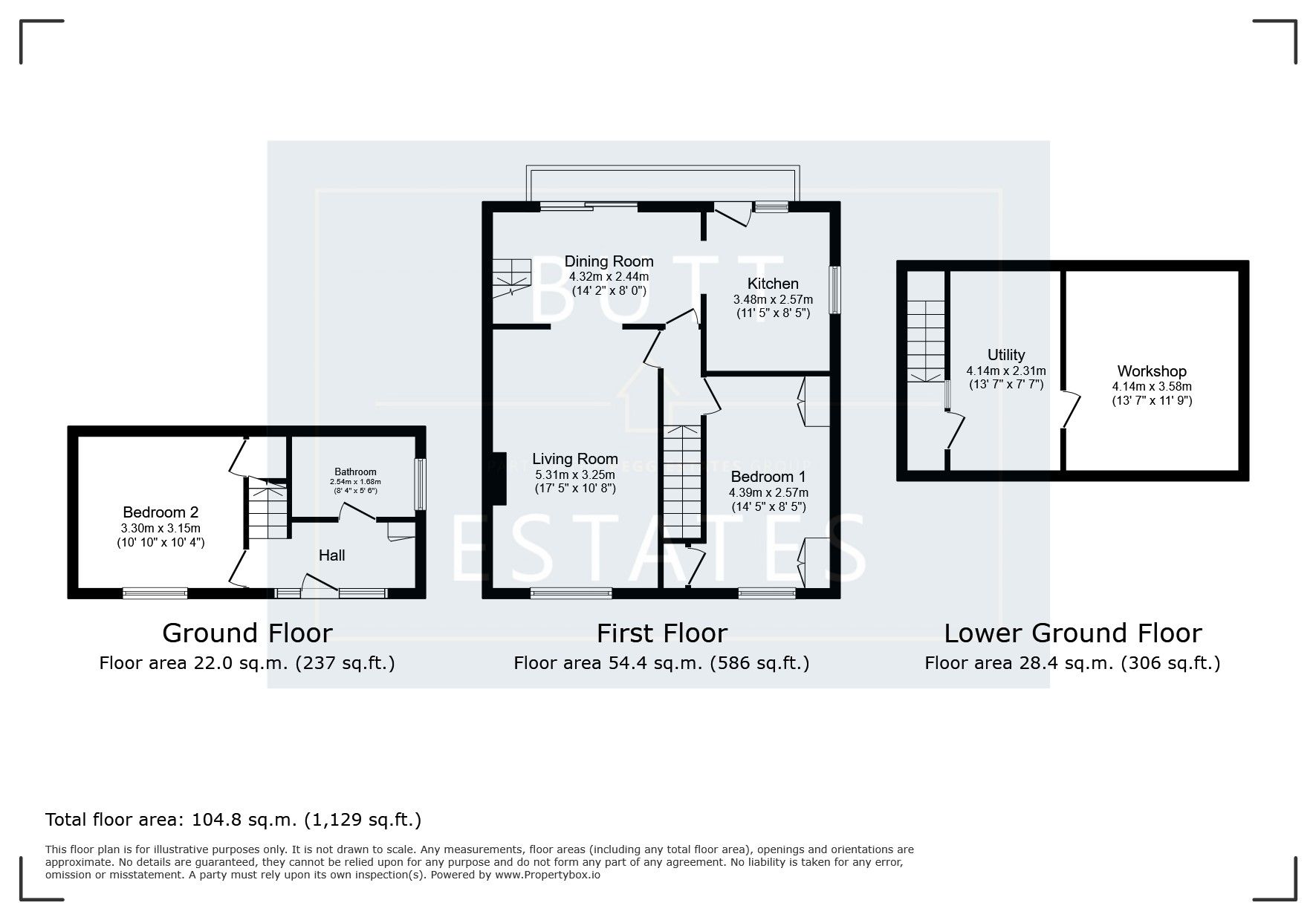59 Woodwater Lane, Exeter floorplan