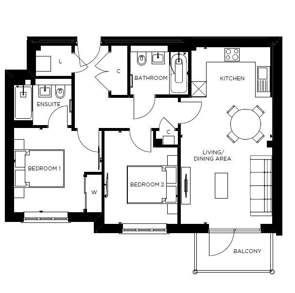 Plot 518 Ride View, High Wycombe floorplan
