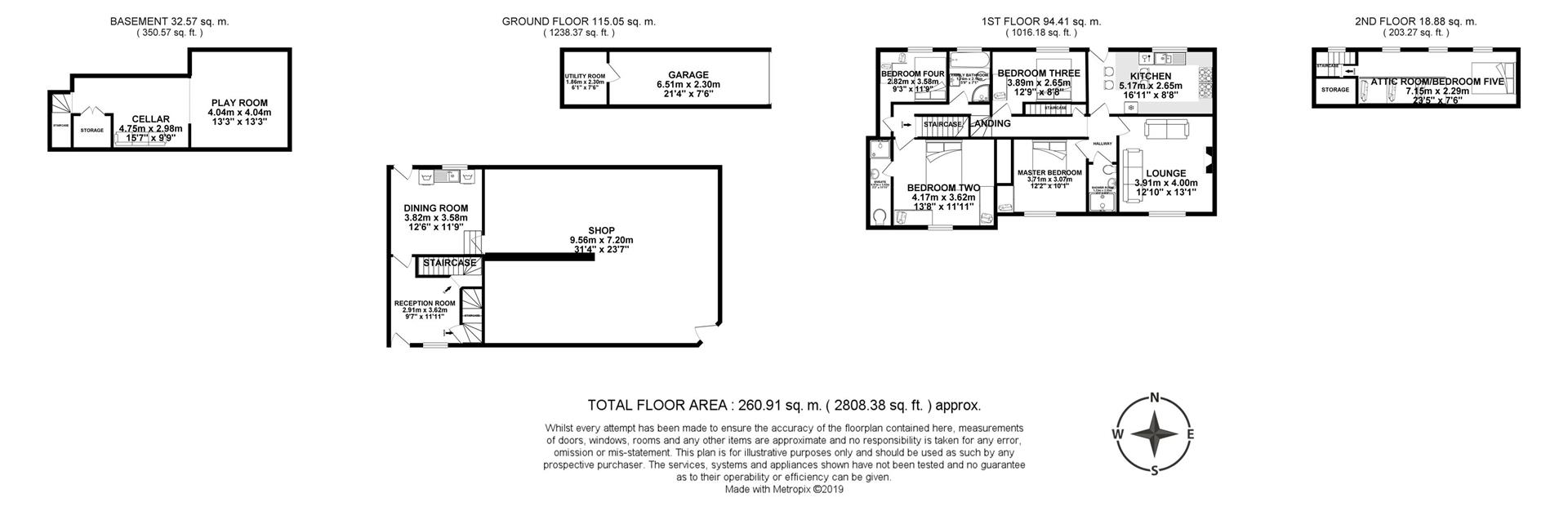 5 Bedrooms End terrace house for sale in Rock Villa Road, Whittle-Le-Woods, Chorley PR6