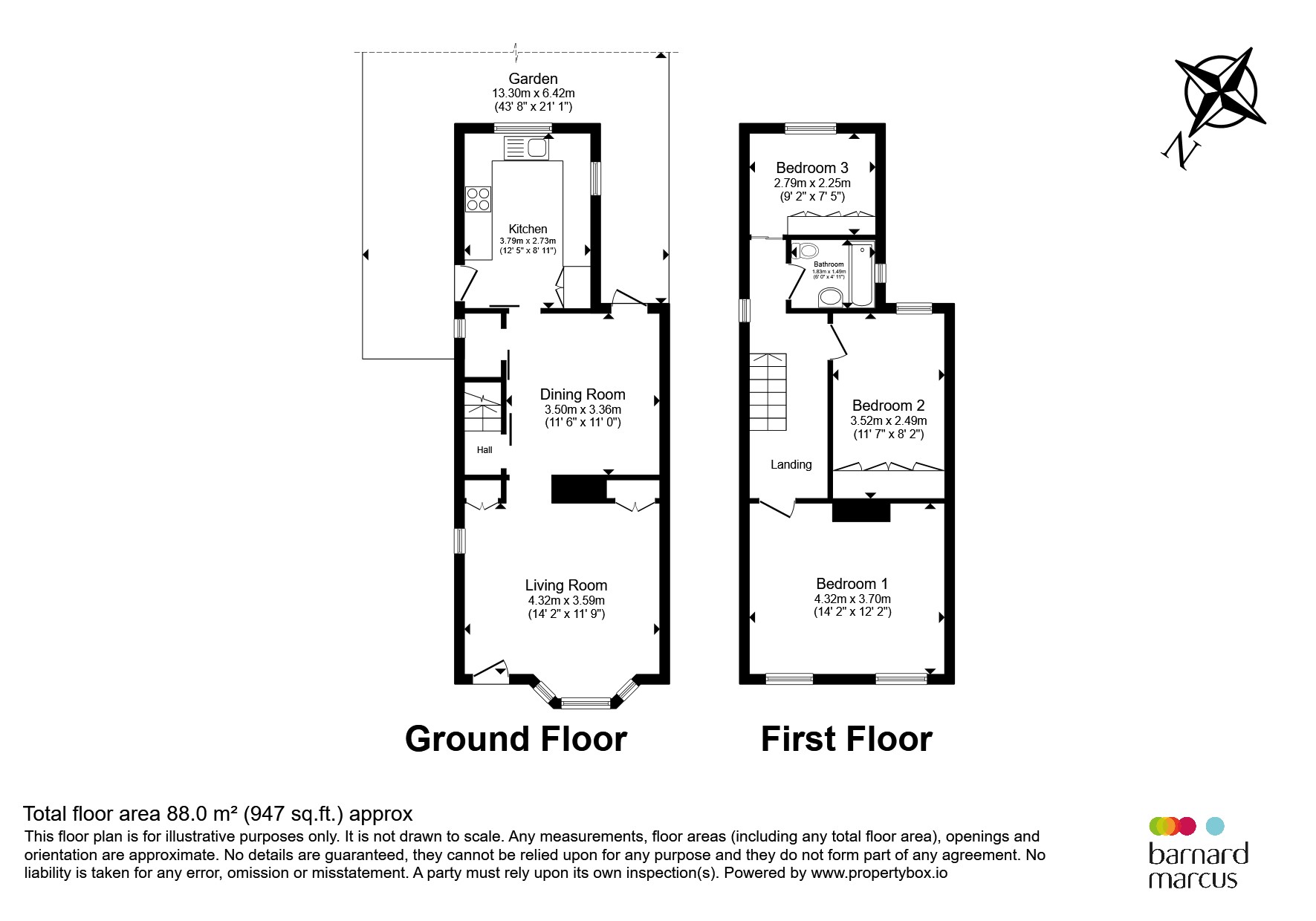 19, Southcote Road, REDHILL floorplan