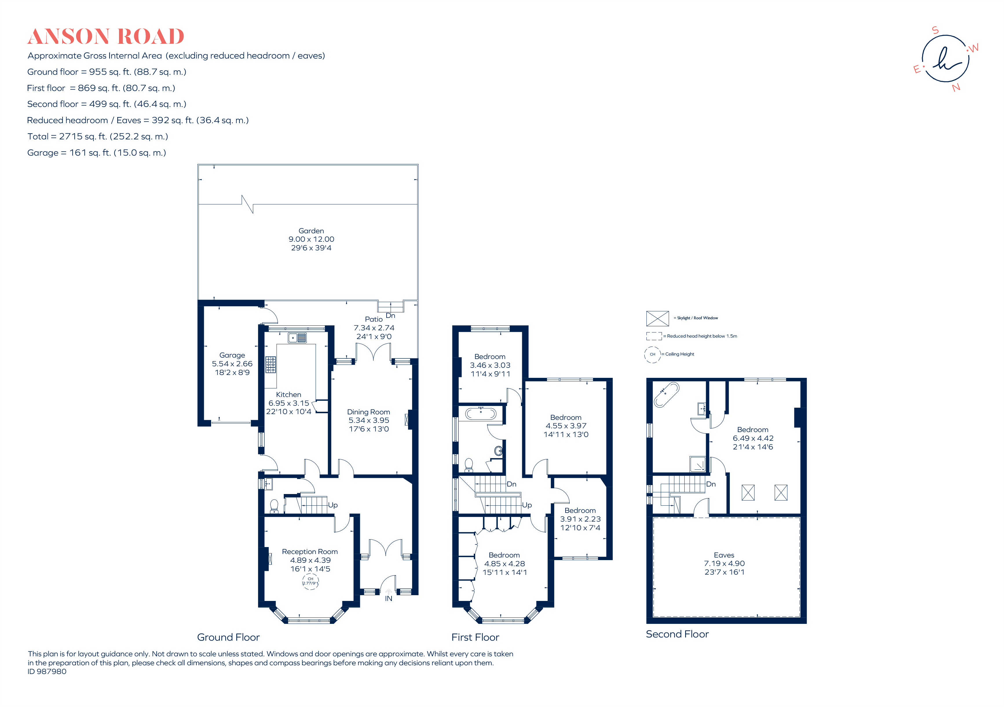 96, Anson Road, London floorplan