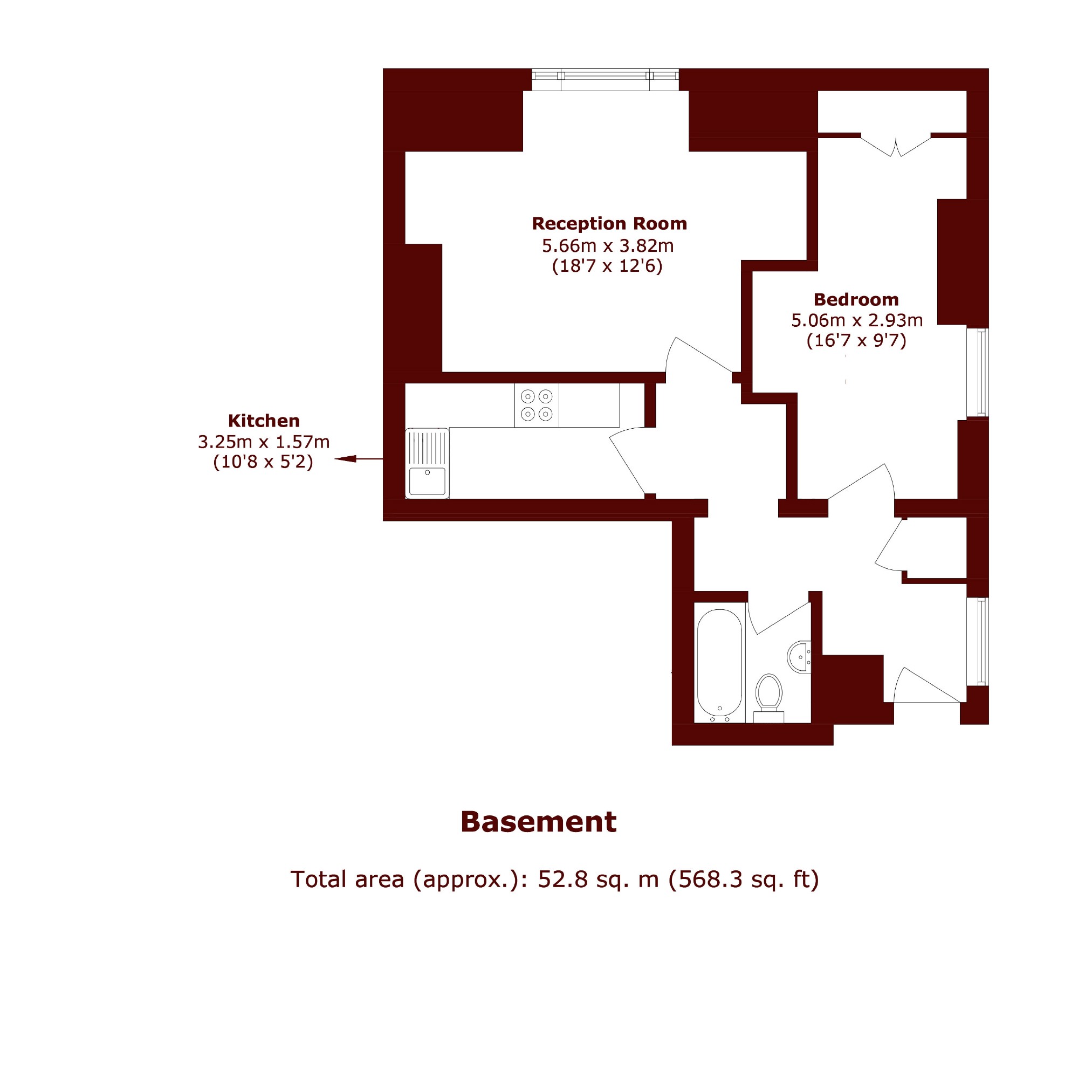 Pembridge Villas, London floorplan