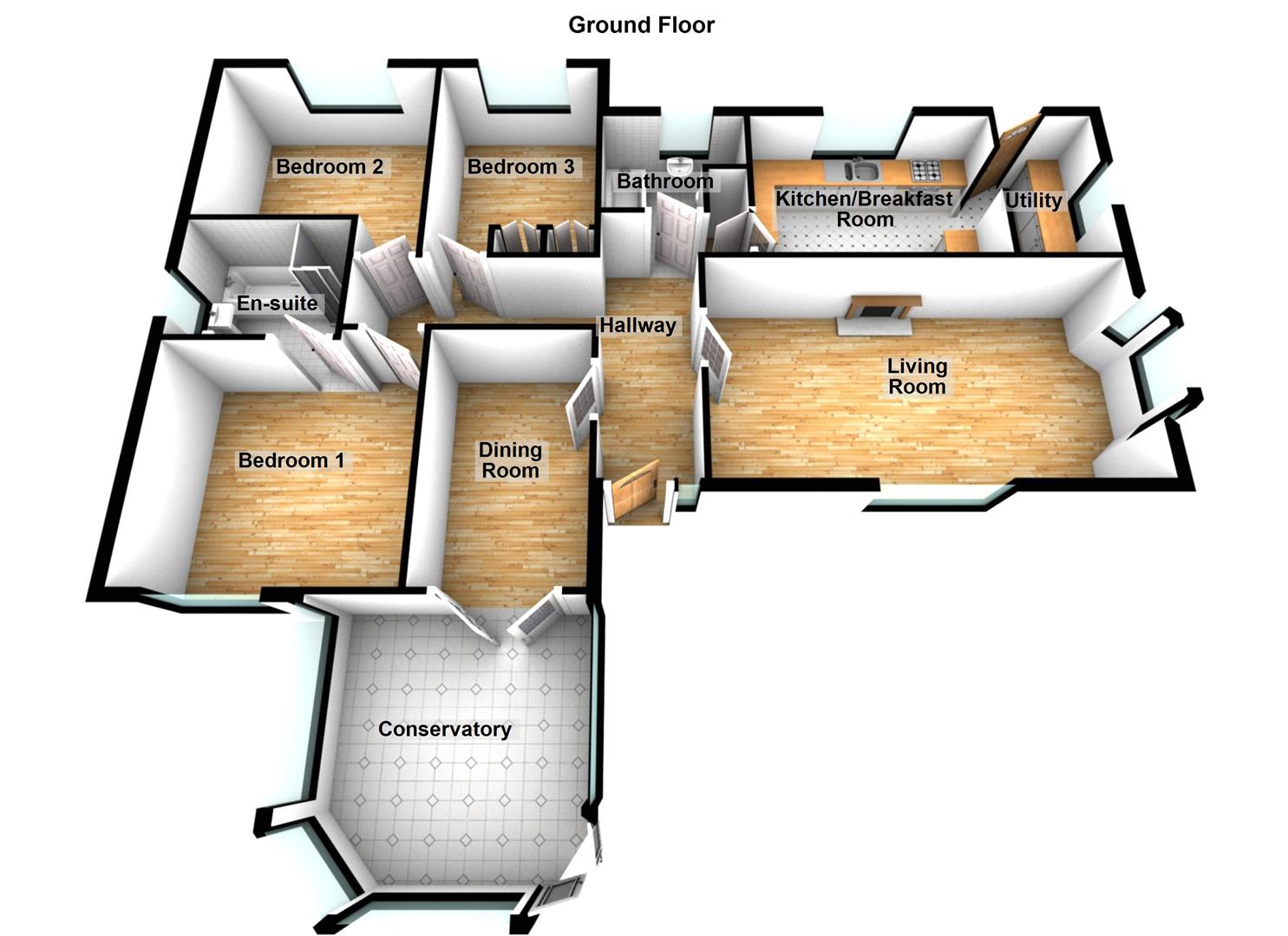 15, Holywell Way, Longthorpe, Peterborough floorplan