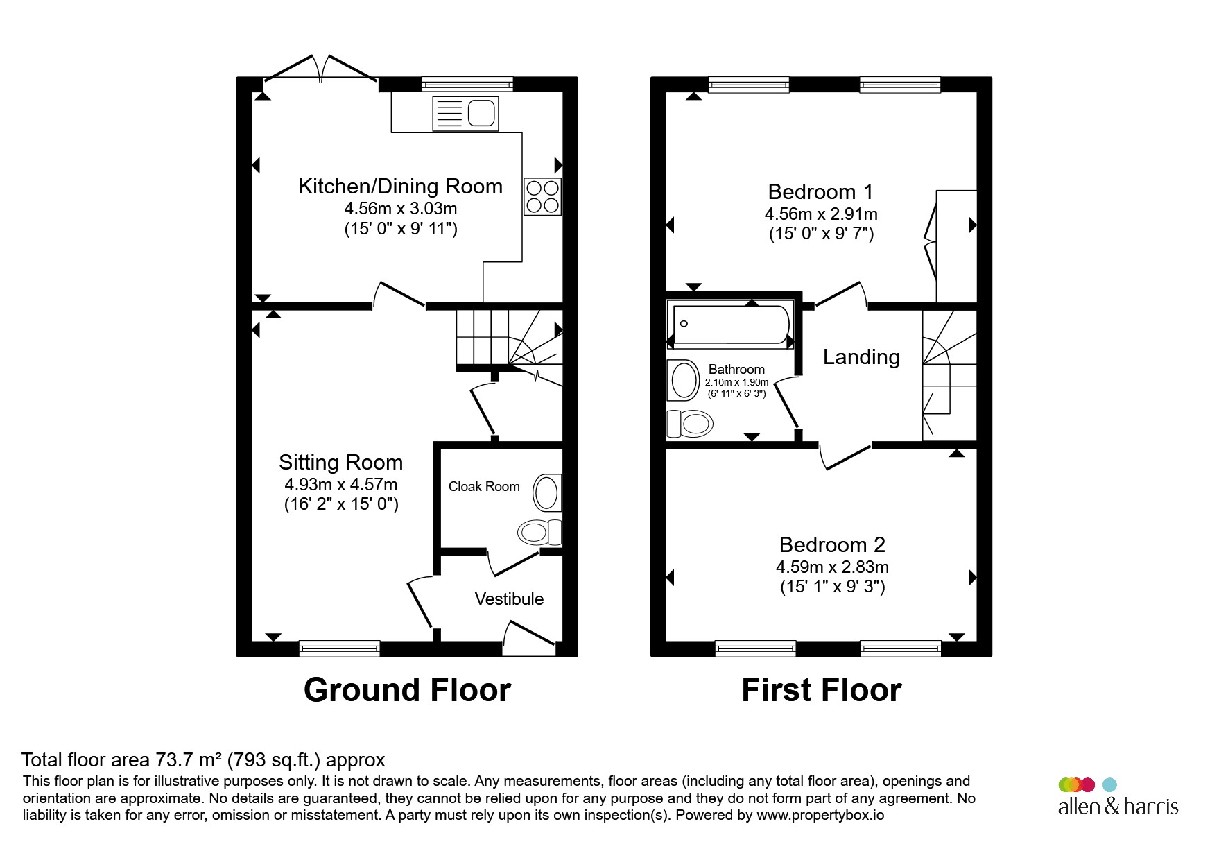 7, Armitage Drive, Wantage floorplan