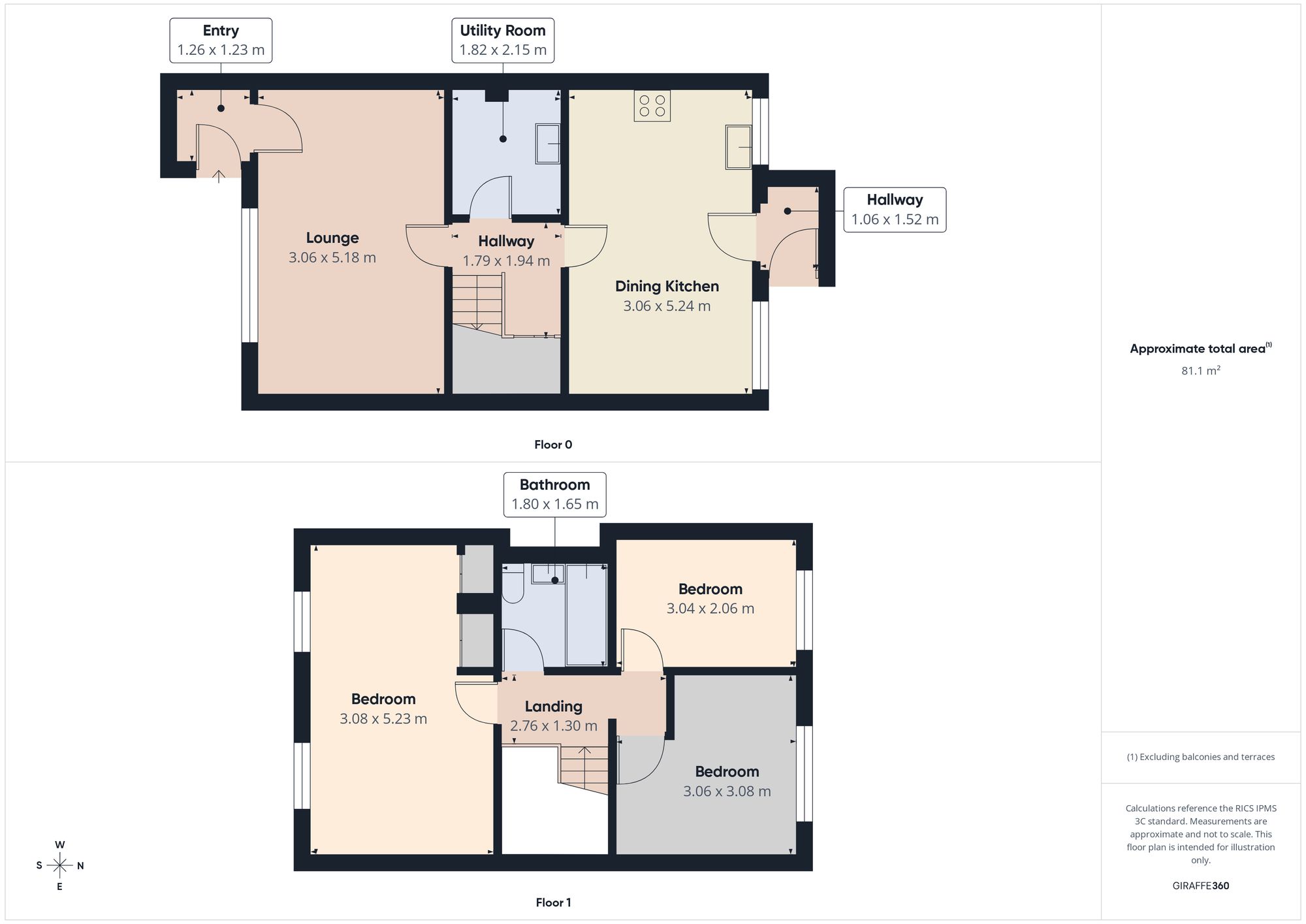 26 Saltford, Gateshead floorplan
