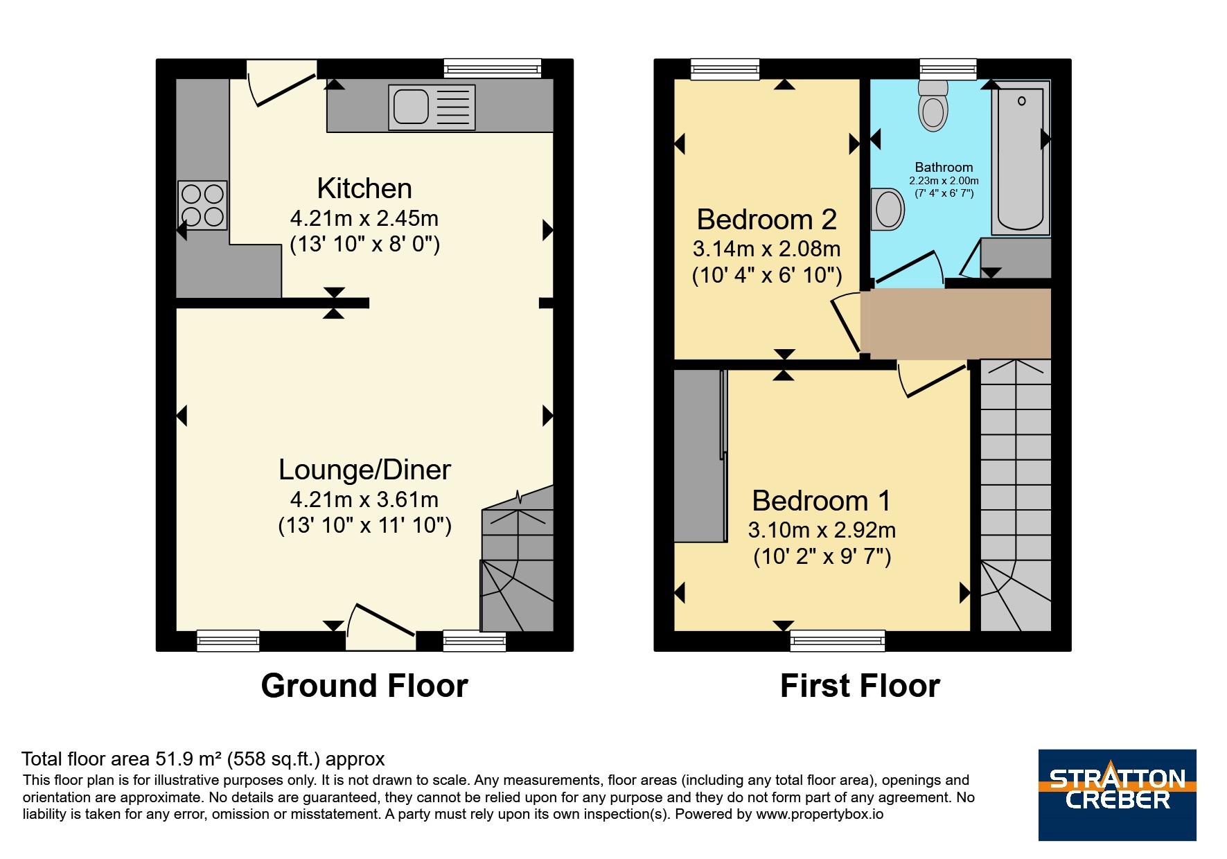 59, Sarahs View, Cornwall floorplan