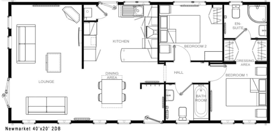 62 Glendene Park,,, Bashley Cross Road, New Milton floorplan
