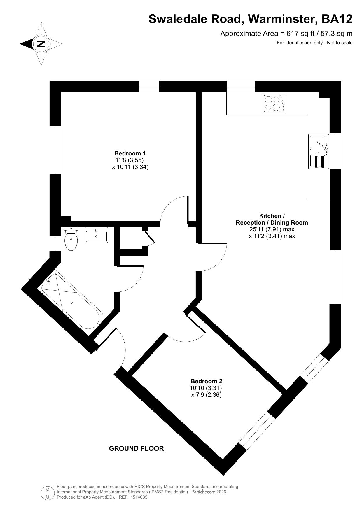 38, Swaledale Road, Warminster floorplan