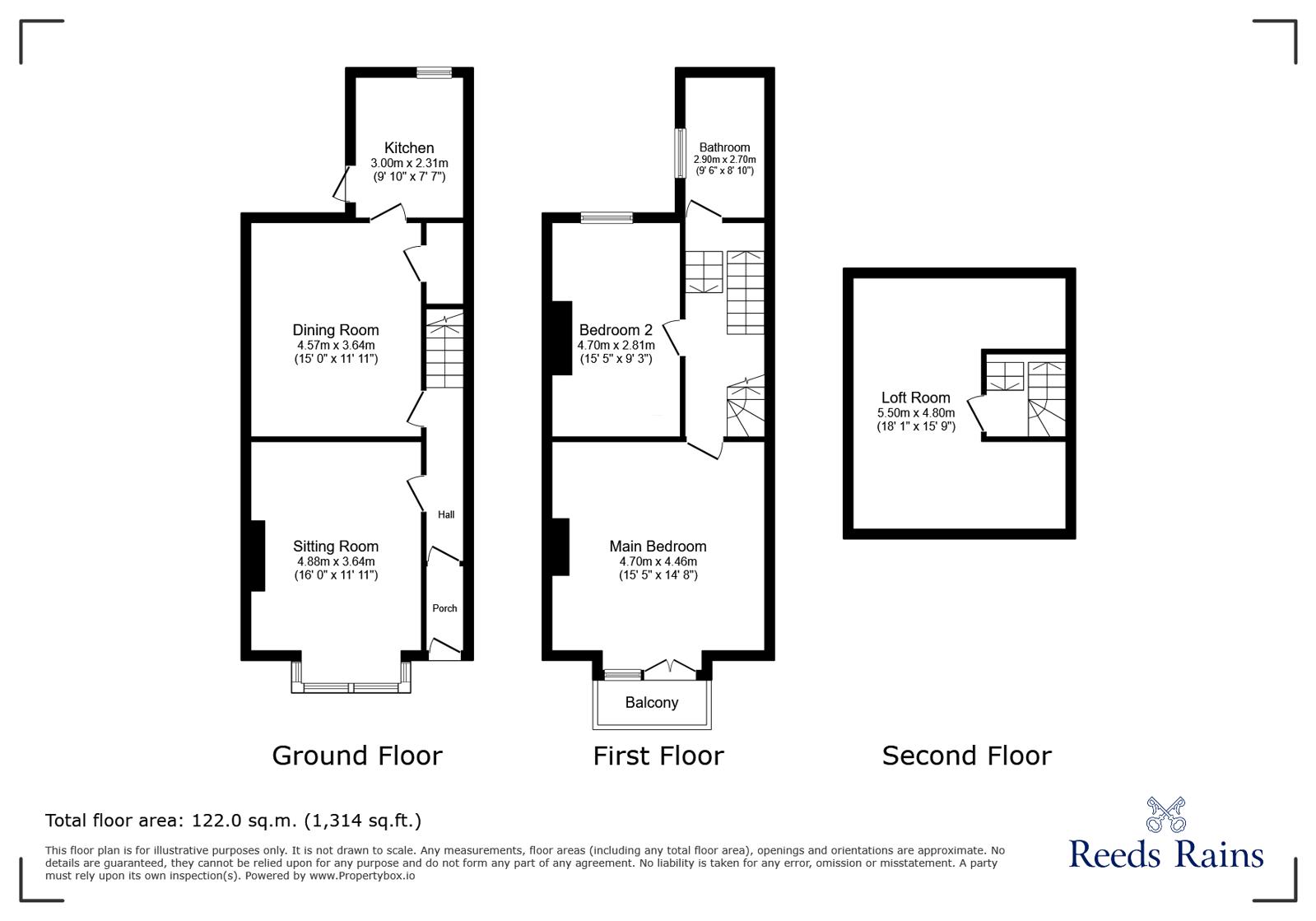 26, Falmouth Road, Tyne and Wear floorplan