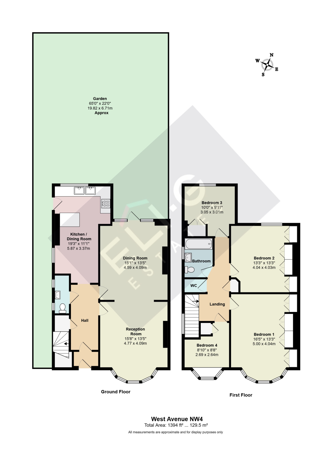 12 WEST AVENUE, HENDON, LONDON, LONDON floorplan