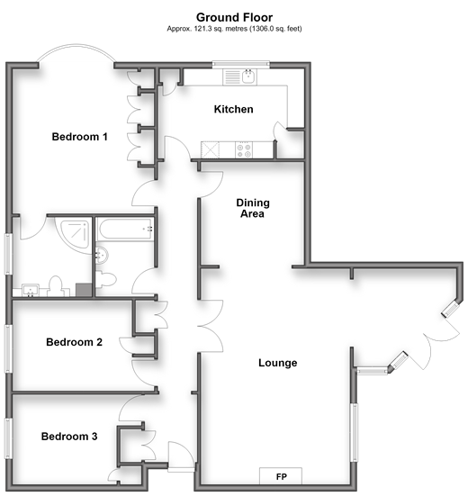 Fosters Close, East Preston floorplan