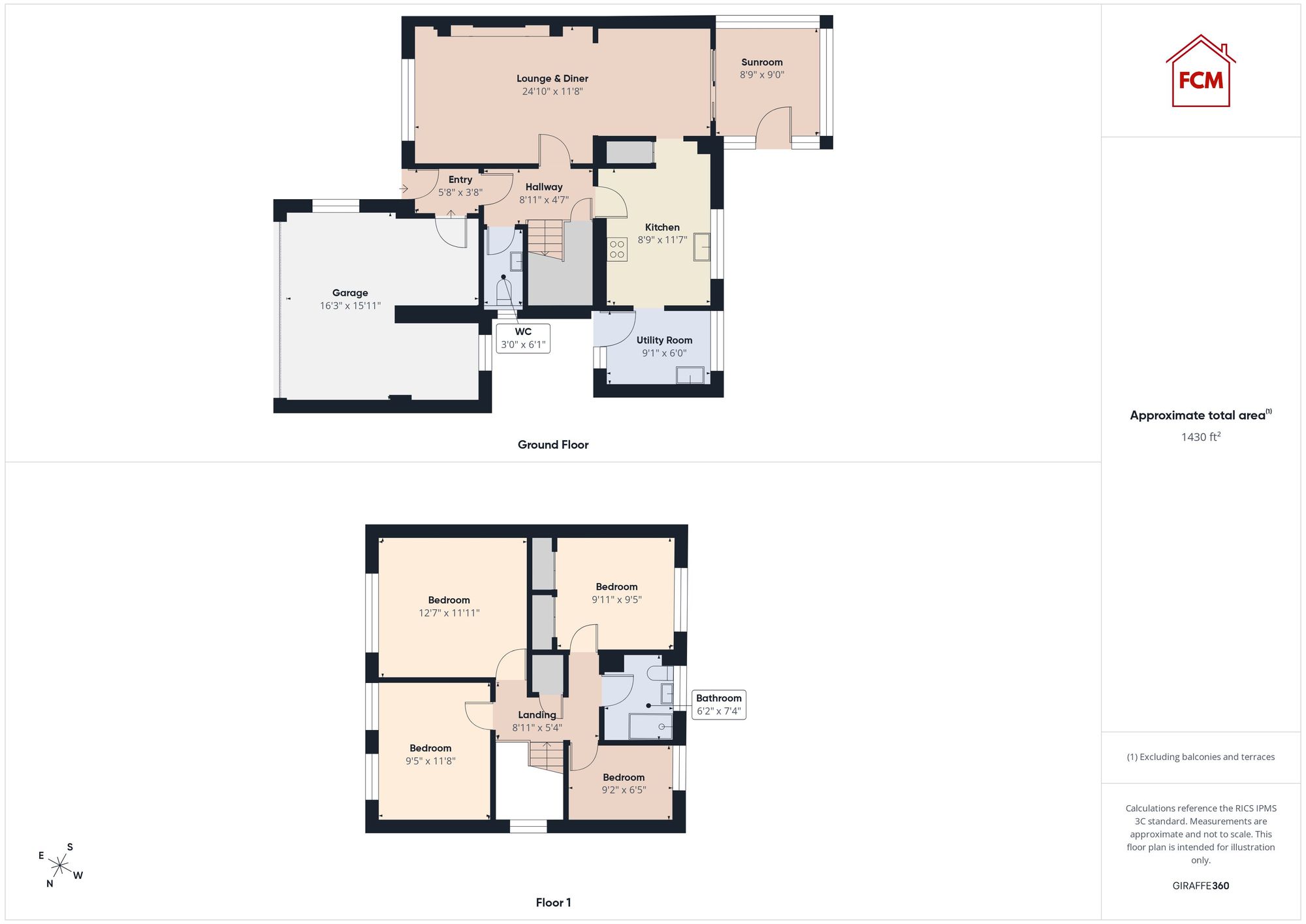 5 Moor View Close, Workington floorplan