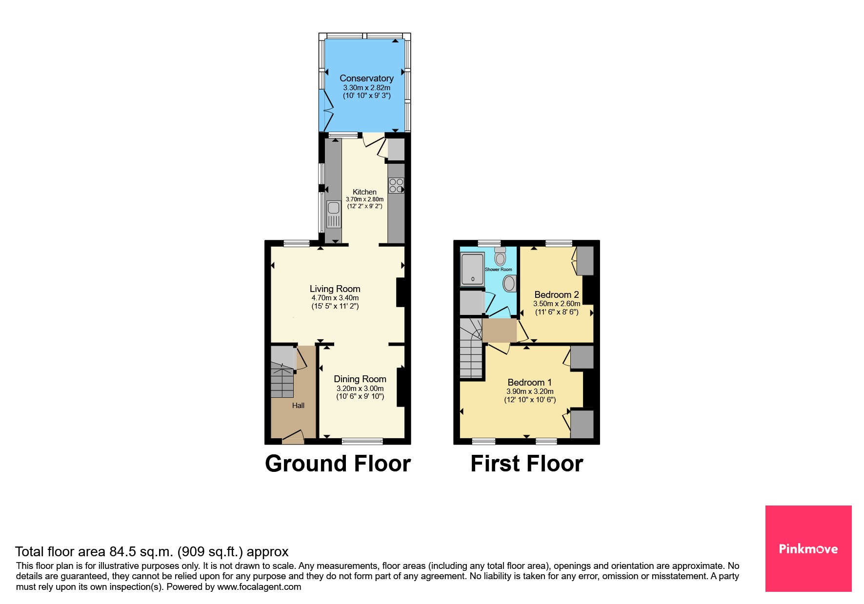 6, Downing Street, Newport floorplan