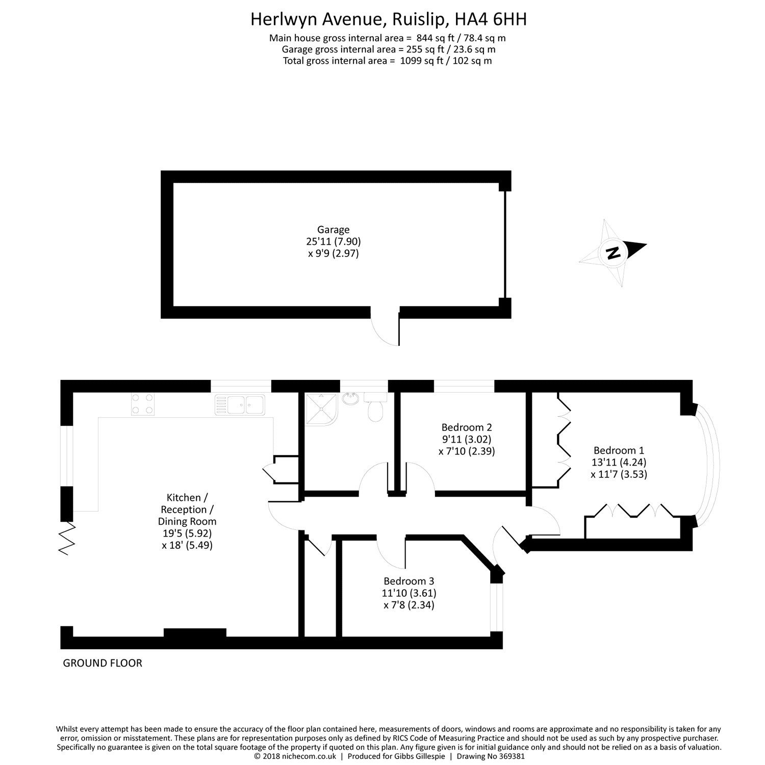 3 Bedrooms Bungalow for sale in Herlwyn Avenue, Ruislip, Middlesex HA4