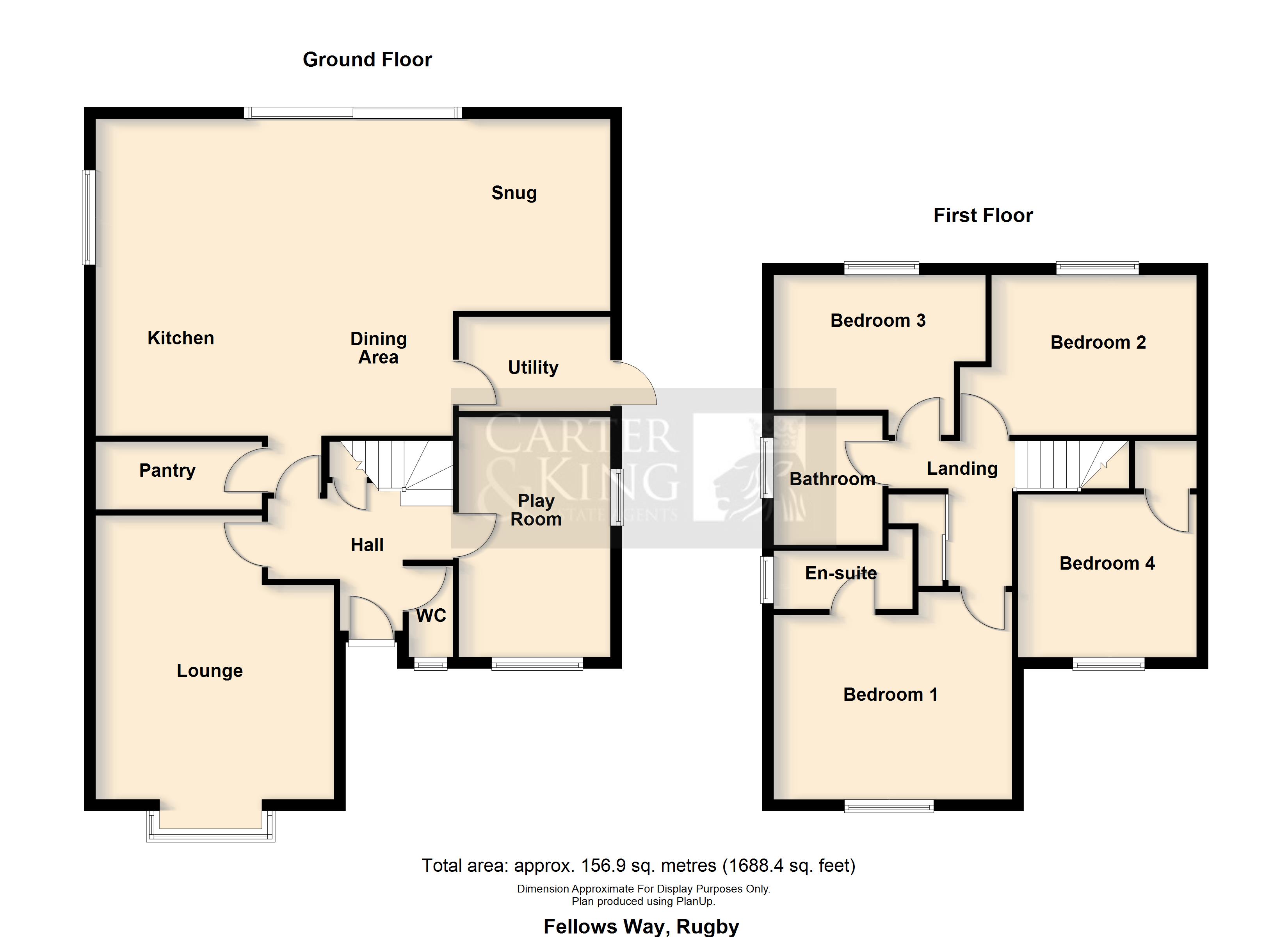 5, Fellows Way, Rugby floorplan