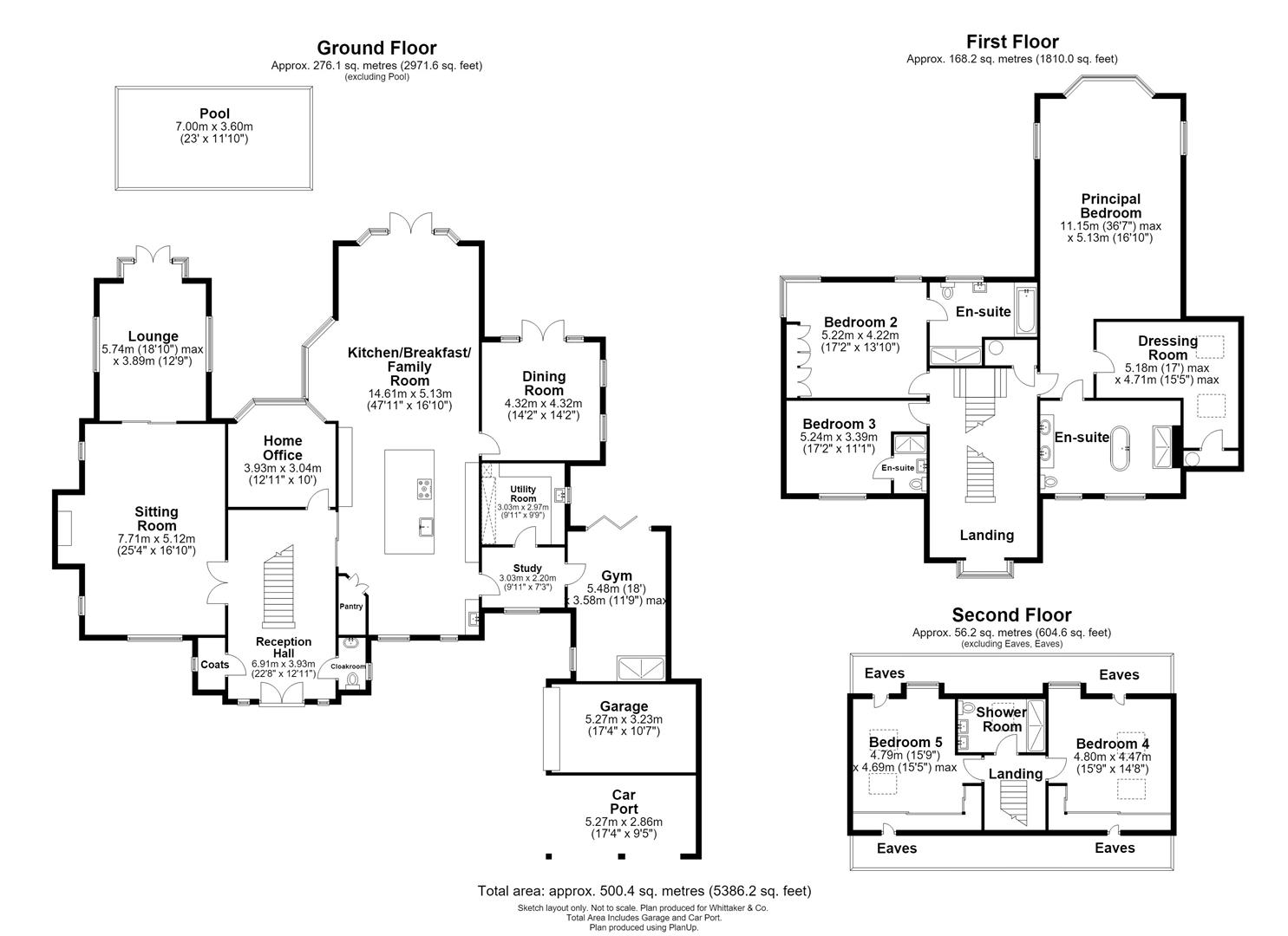 2, Cross Lane, Harpenden floorplan