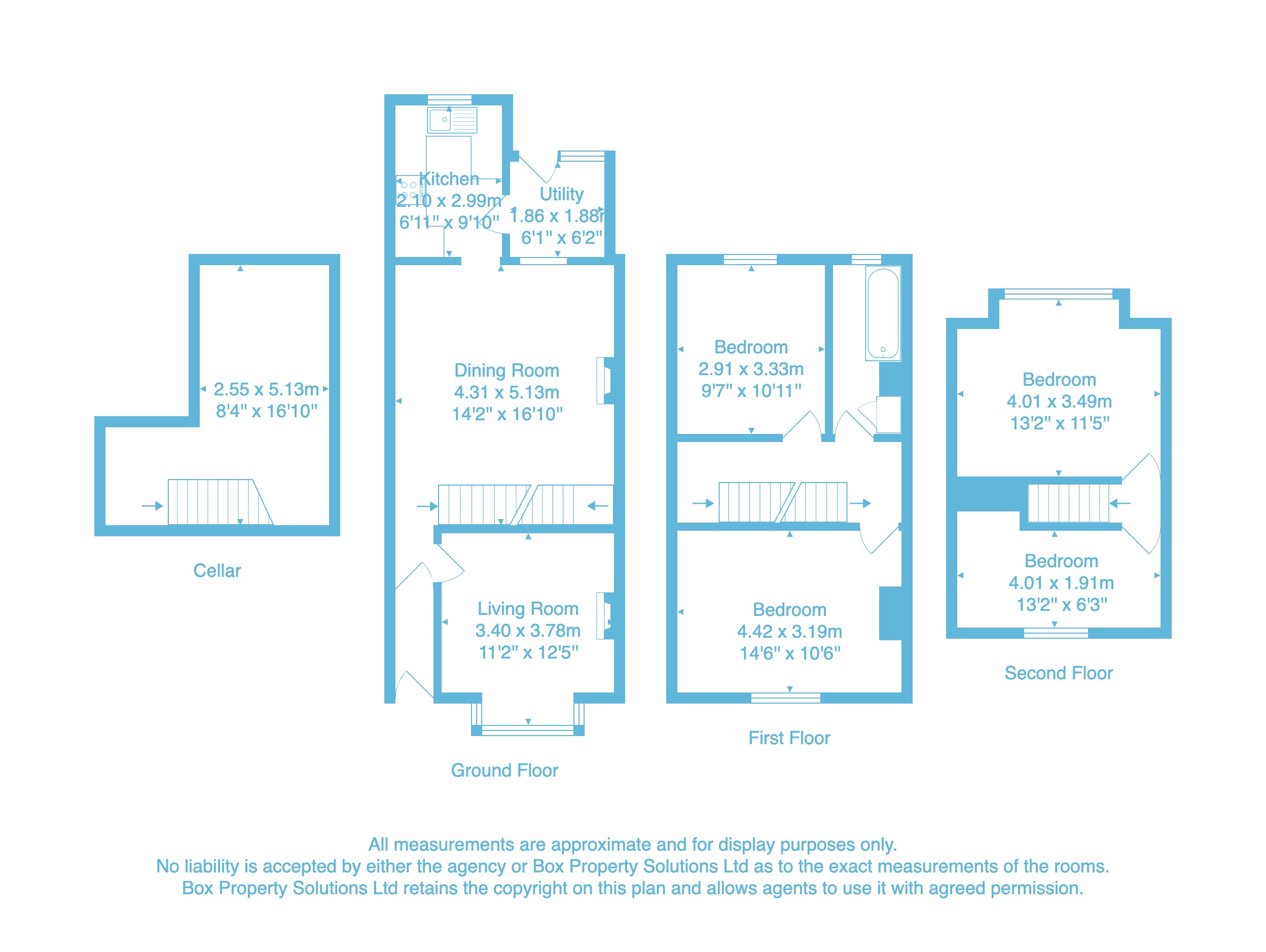 7, Bromley Road, West Yorkshire floorplan