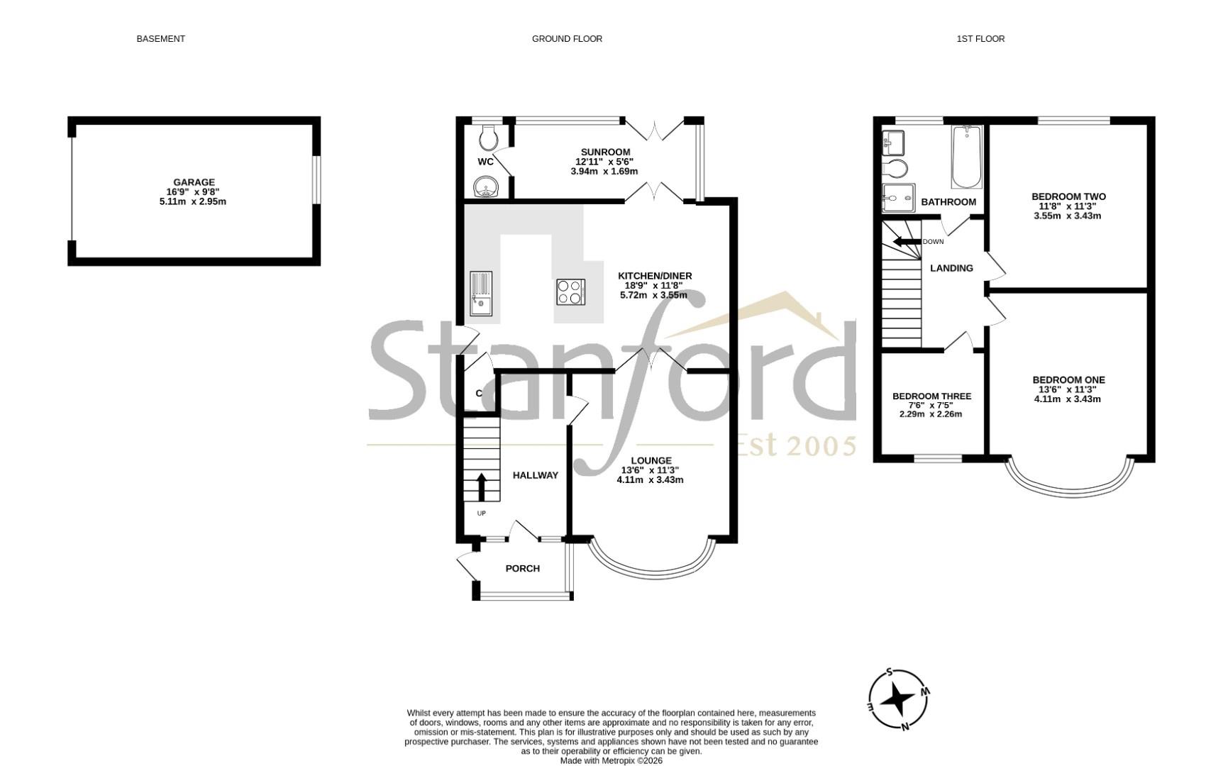 1, Cherbourg Road, Eastleigh floorplan