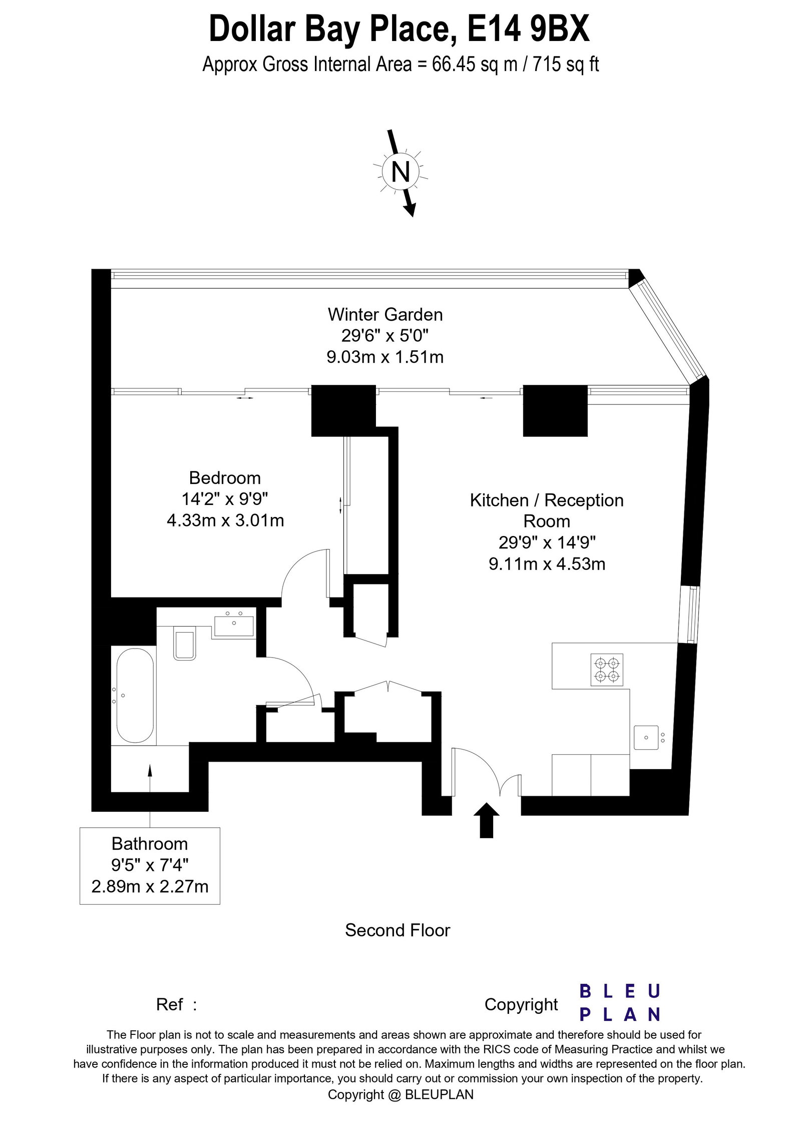 Dollar Bay Point, 3,Flat M02, Dollar Bay Place, London floorplan