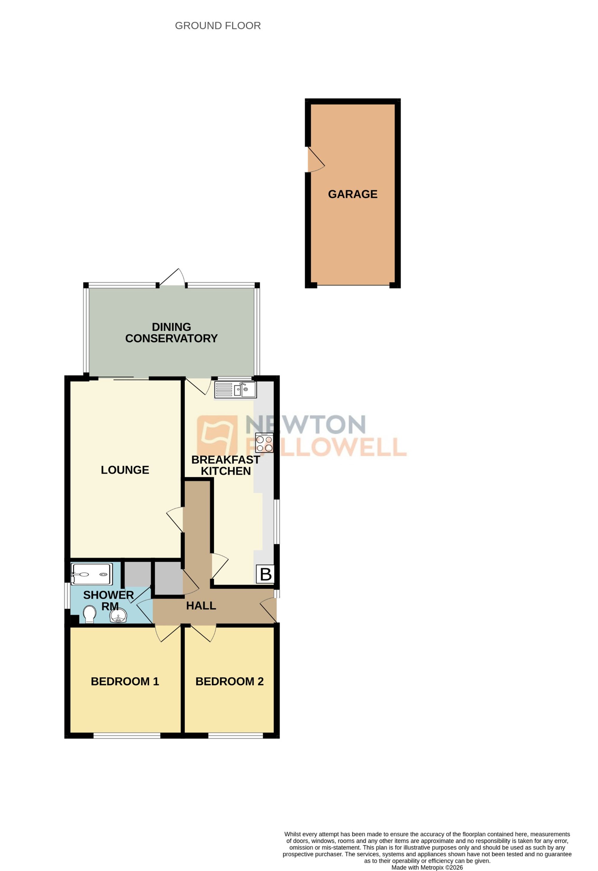 9 Fell Croft, Newark floorplan