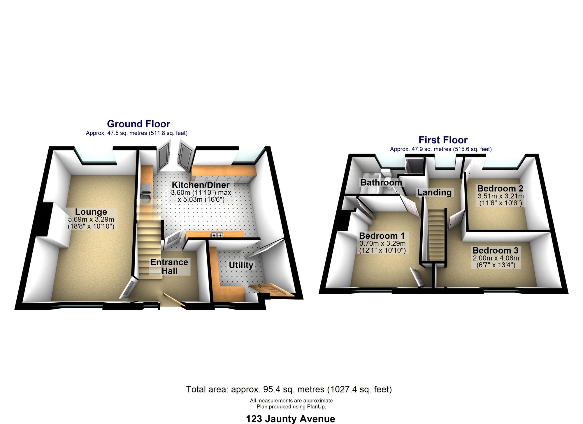 123 Jaunty Avenue, Sheffield floorplan