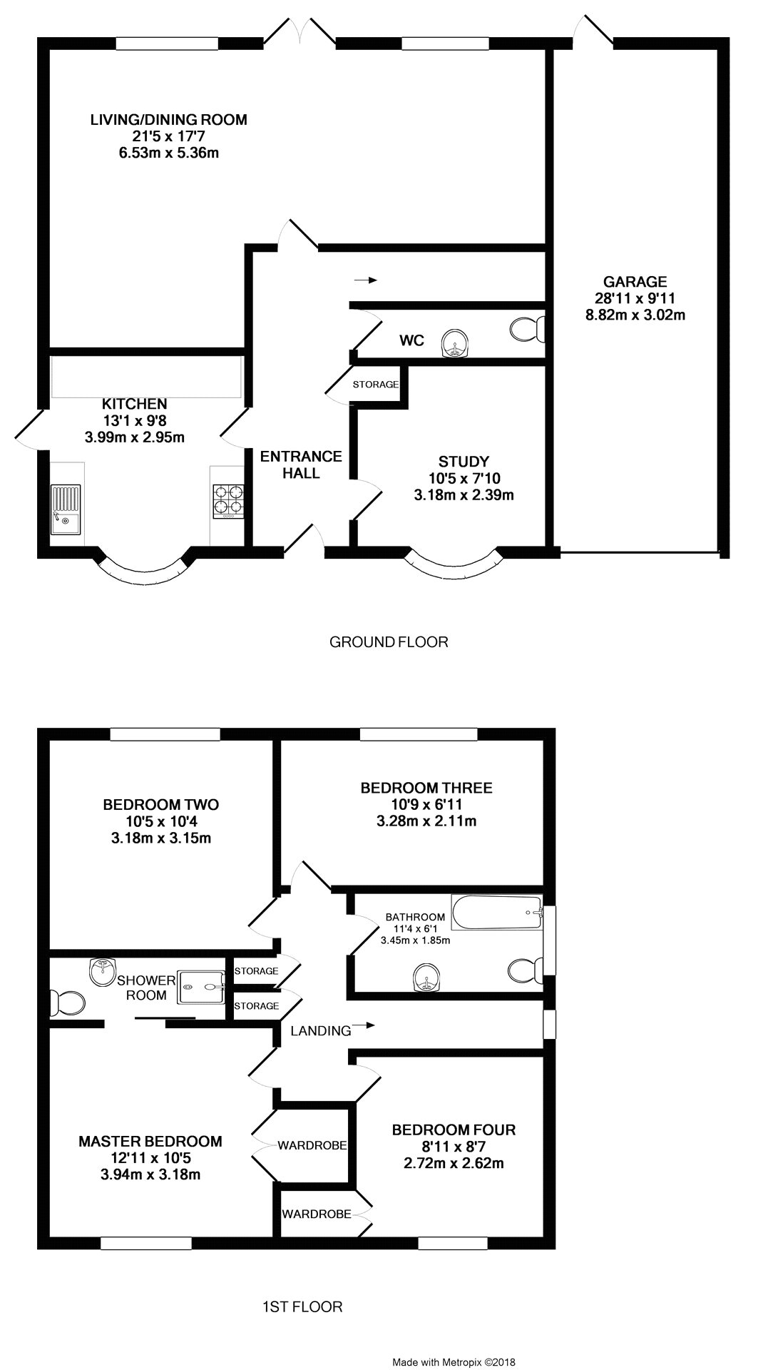 4 Bedrooms Detached house to rent in Lynwood Chase, Bracknell, Berkshire RG12