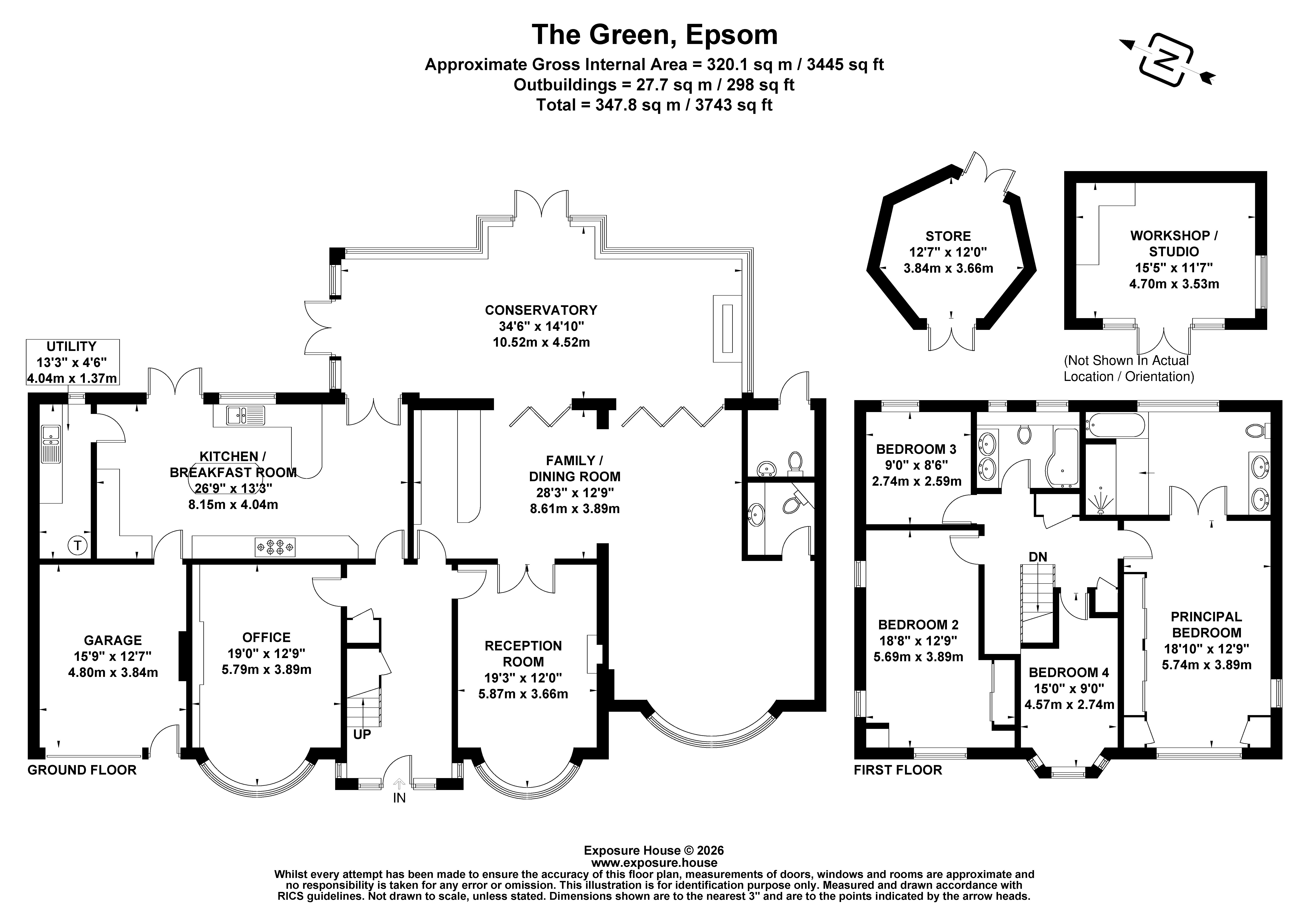 30, The Green, Surrey floorplan