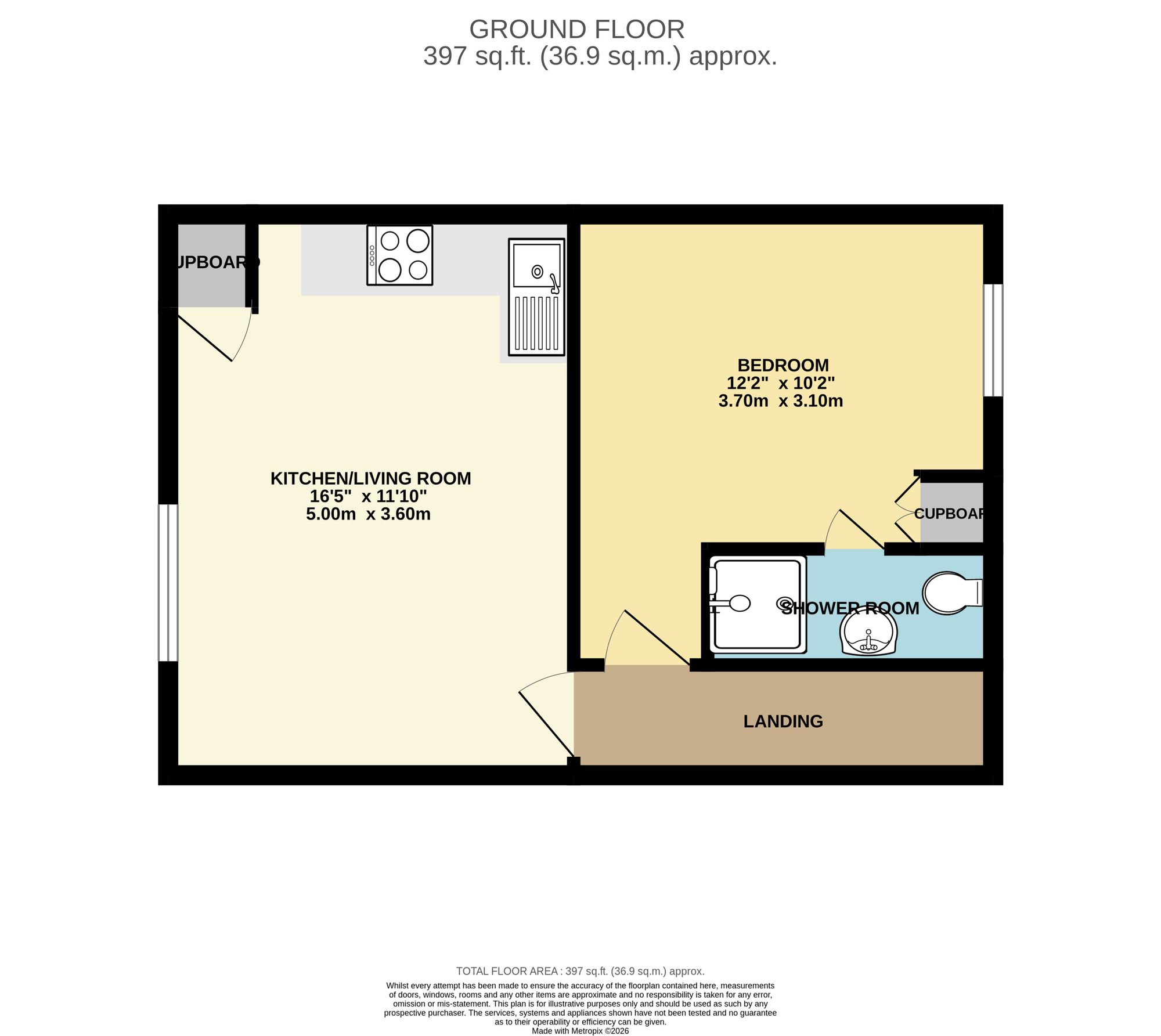 Flat 5, 11 Station Road, Okehampton floorplan