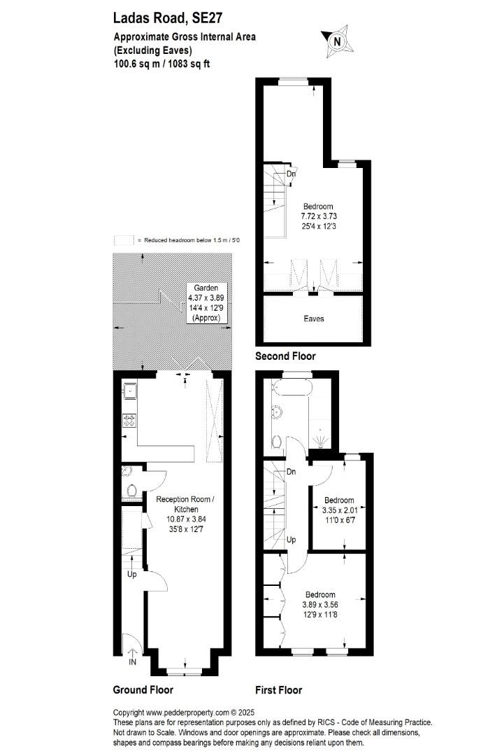 41, Ladas Road, London floorplan